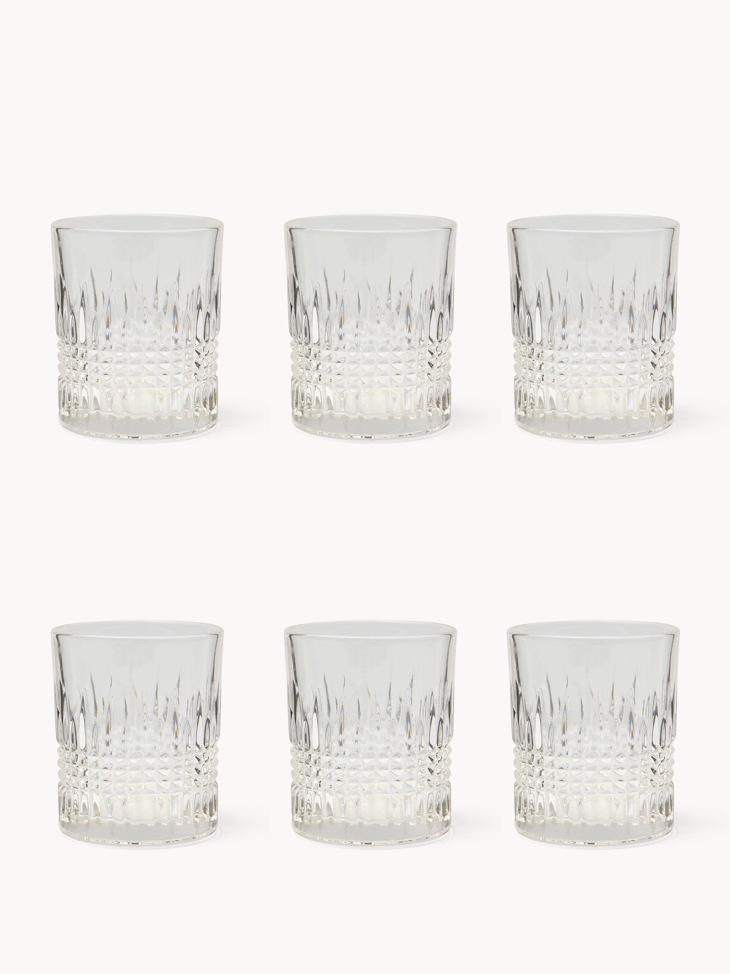 Set of 6 Miami glasses, Transparent, large image number 0