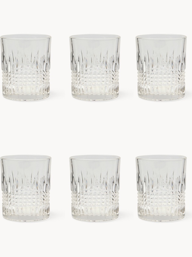 Set of 6 Miami glasses