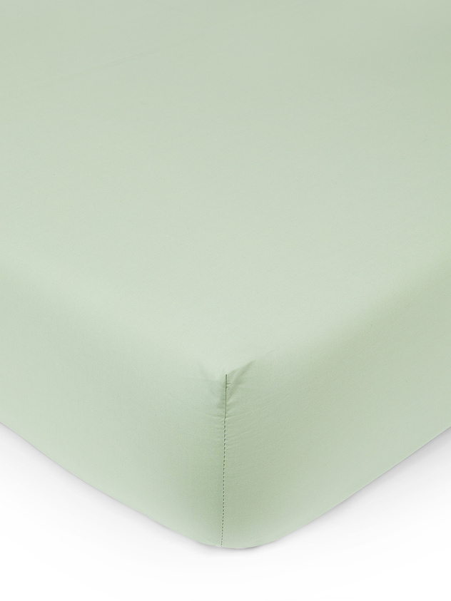 Zefiro cotton percale fitted sheet