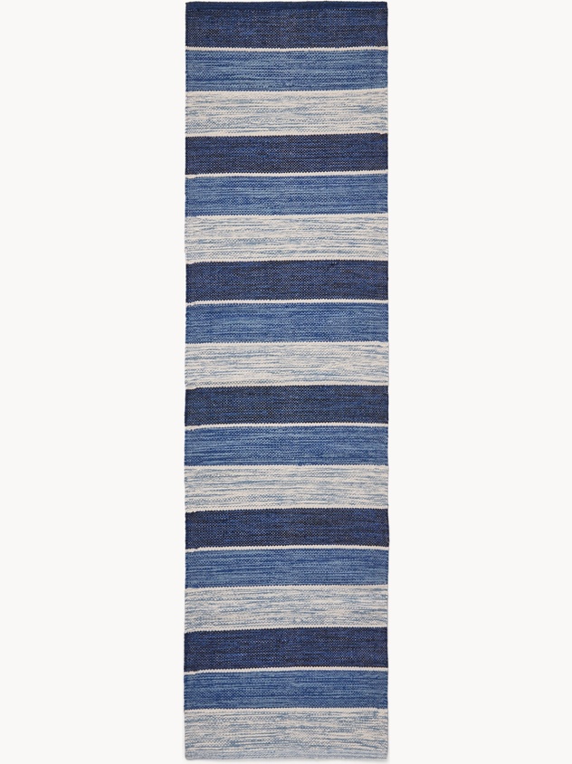 Tappeto da cucina in cotone a righe