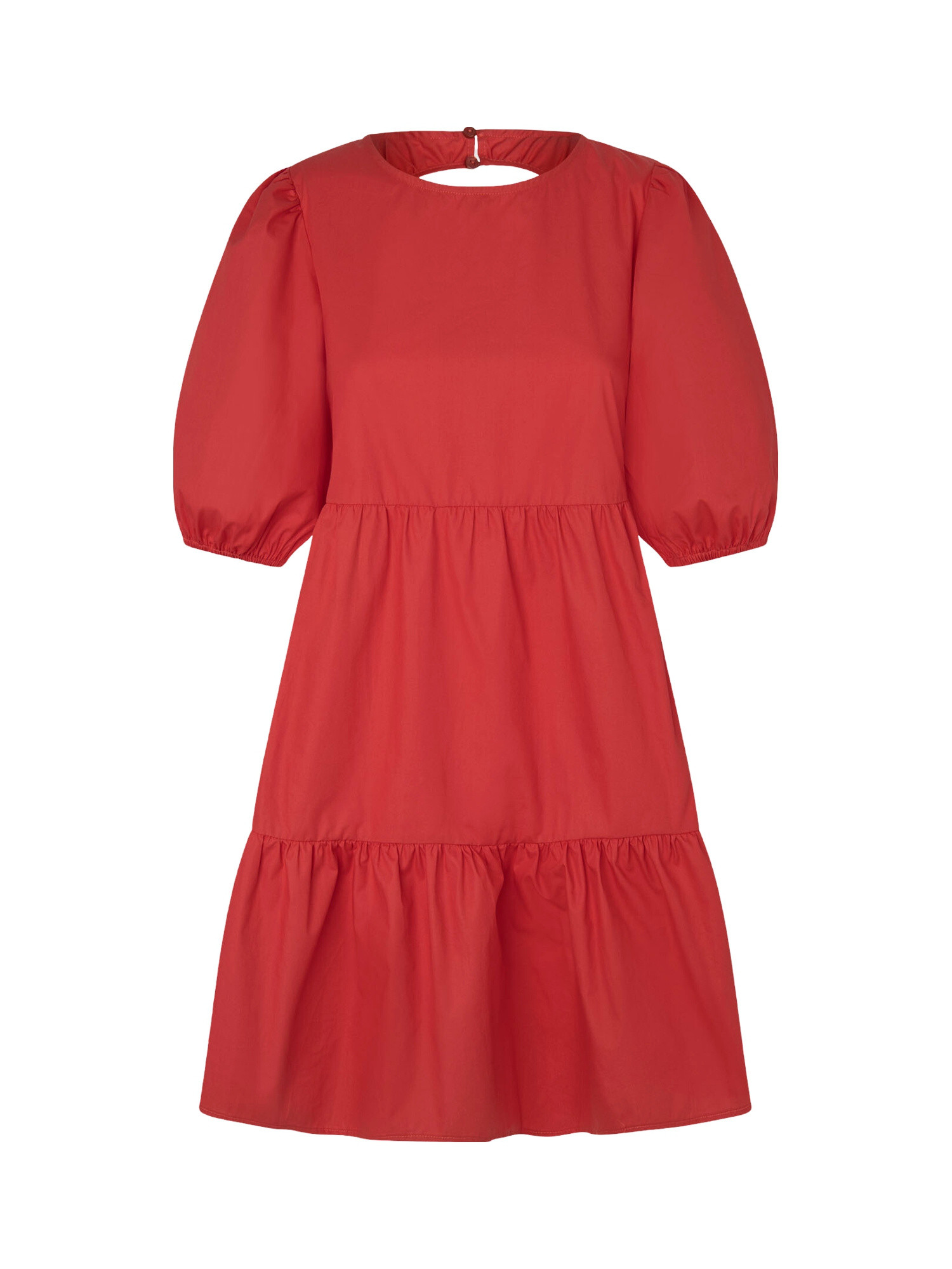 Pepe Jeans - Dress with back neckline in cotton, Red, large image number 0