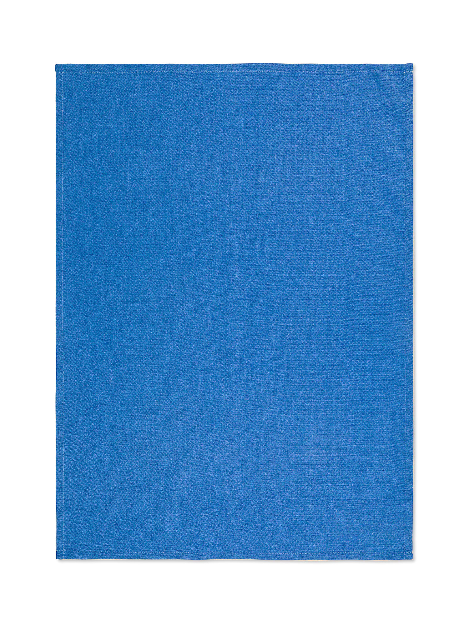Set 2 strofinacci puro cotone stampa pesci, Blu, large image number 2