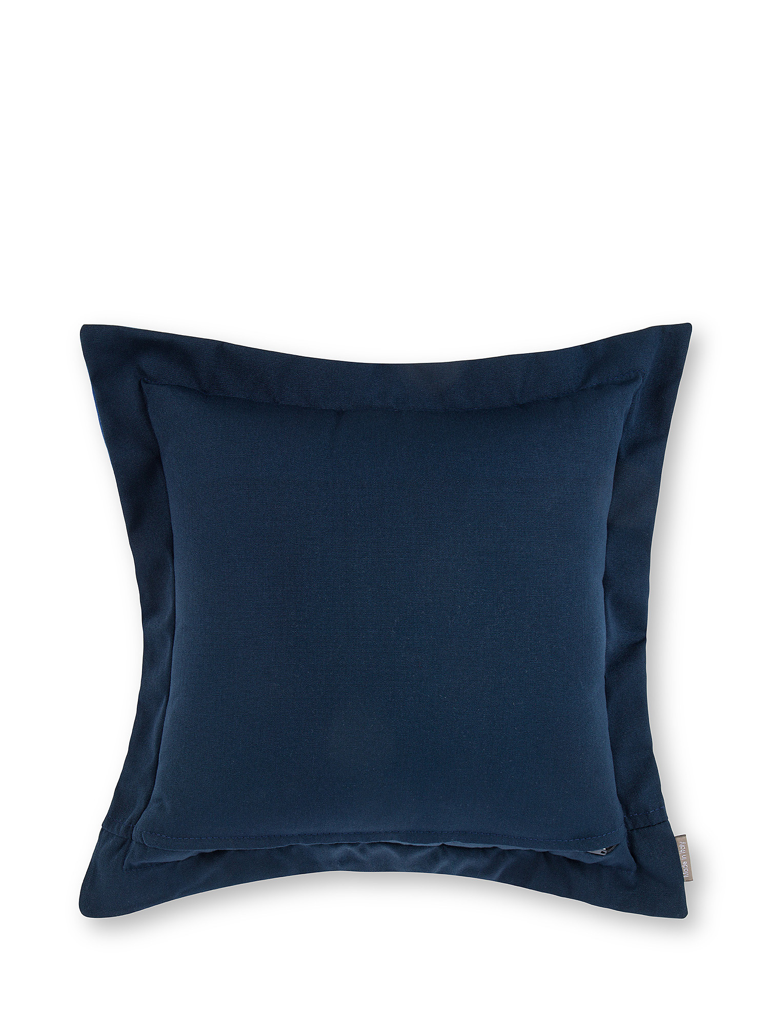 Outdoor cushion in double color fabric 45x45cm, Blue, large image number 1