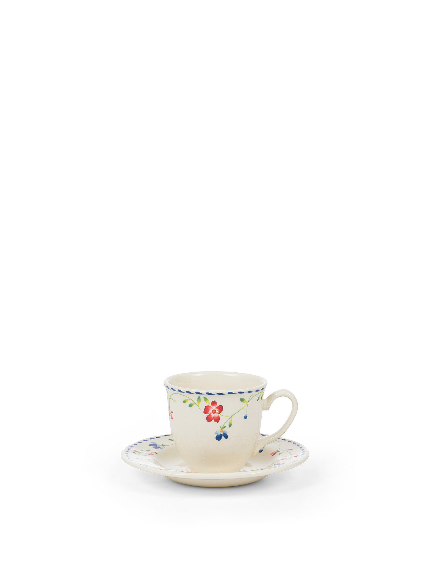 Freesia ceramic tea cup, White, large image number 0