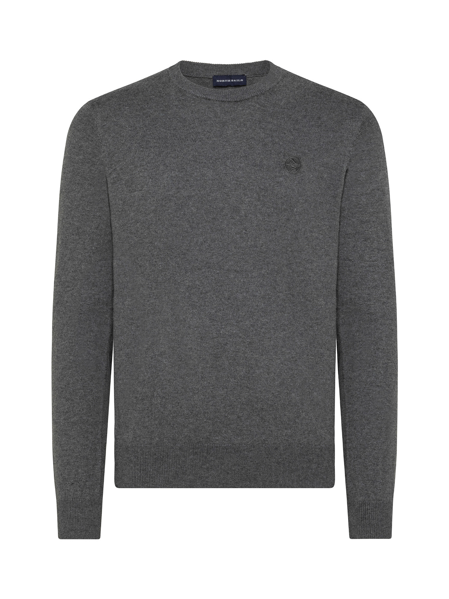 Organic cotton sweatshirt, Dark Grey, large image number 0