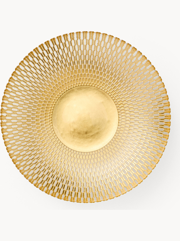 Centrotavola in vetro lavorato