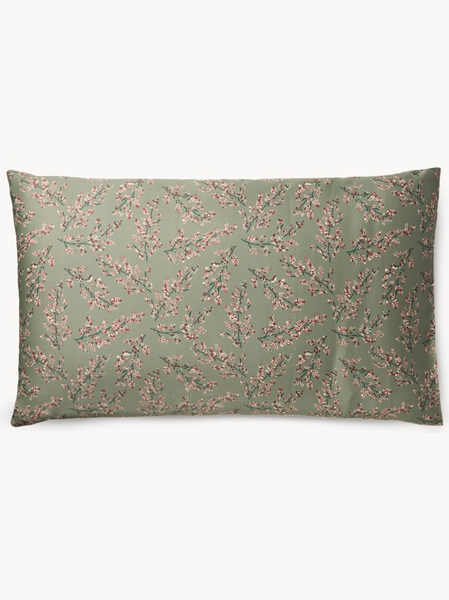 Federa in raso di cotone fantasia bacche