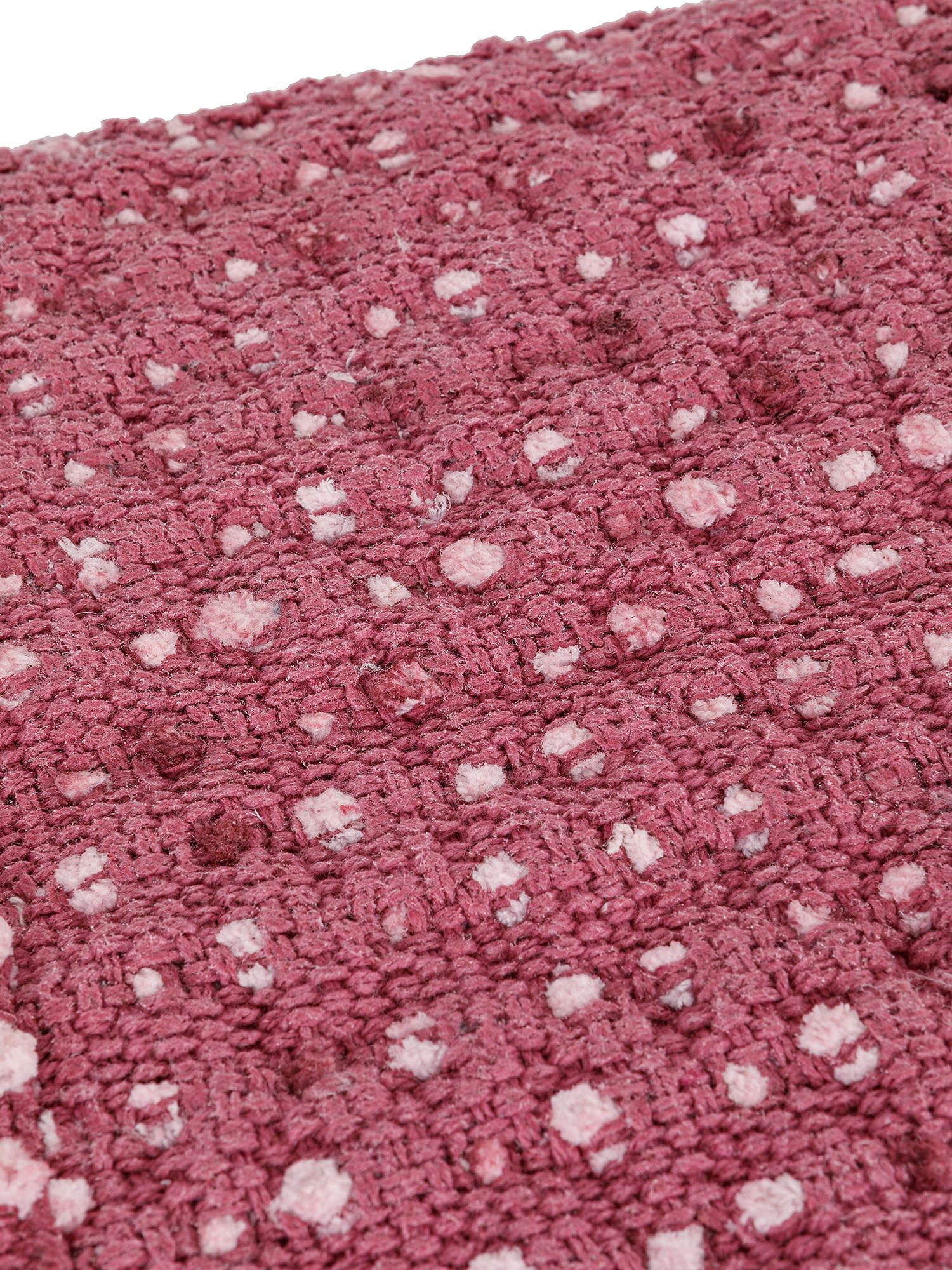 Bath mat in woven micro cotton, Dark Red, large image number 2