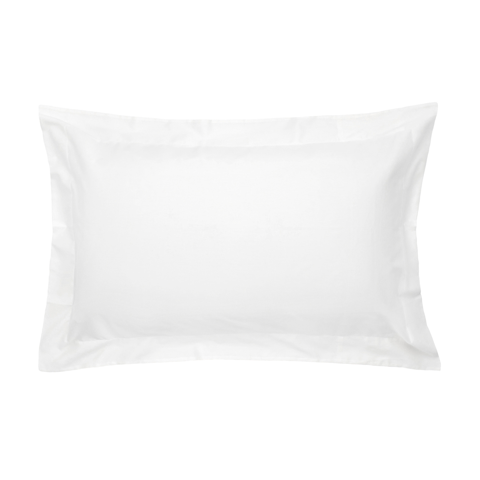 Portofino satin cotton pillowcase with flounce, , large image number 0