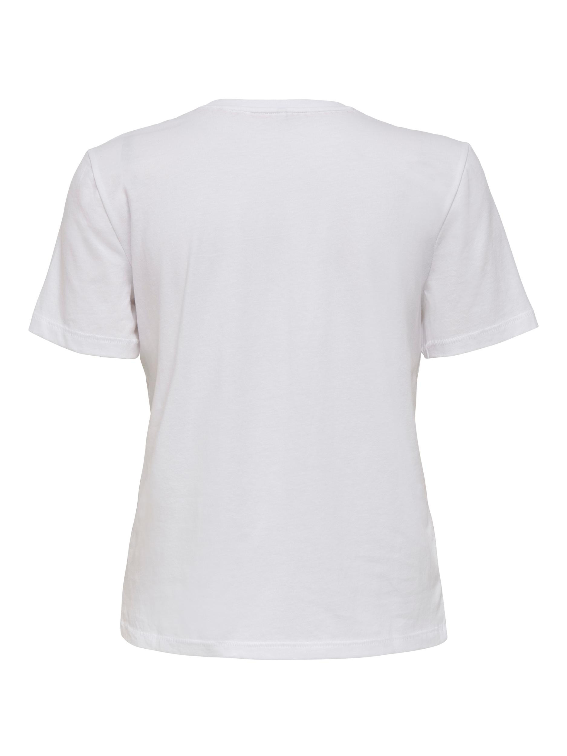 T-shirt con stampa, Bianco, large image number 1