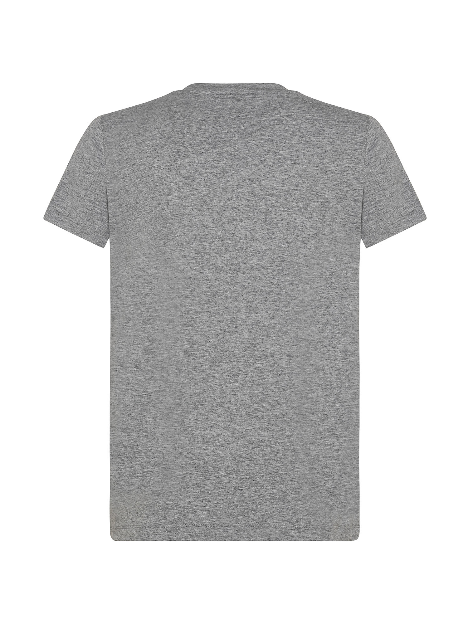 Studded logo T-shirt, Grey, large image number 1