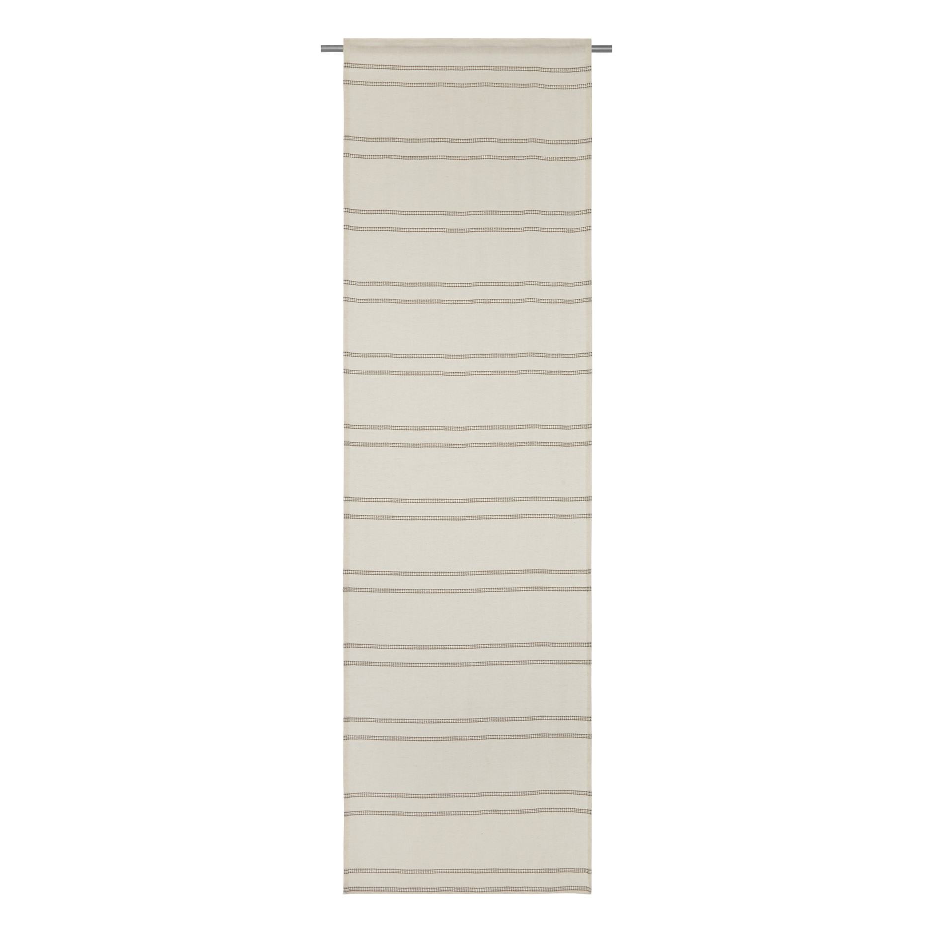 Embroidered Small curtain, Beige, large image number 1