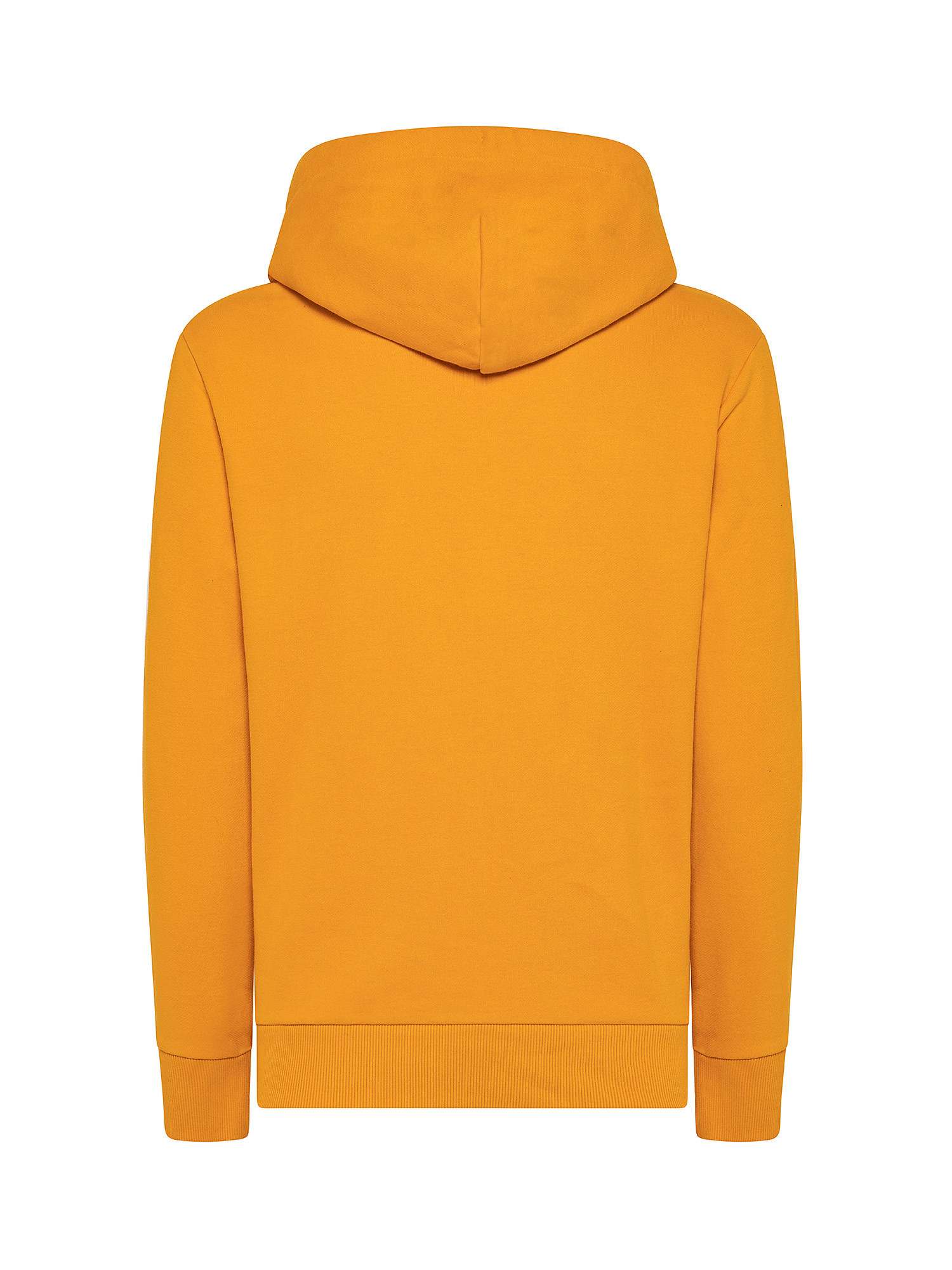 Hooded sweatshirt with print, Orange, large image number 1