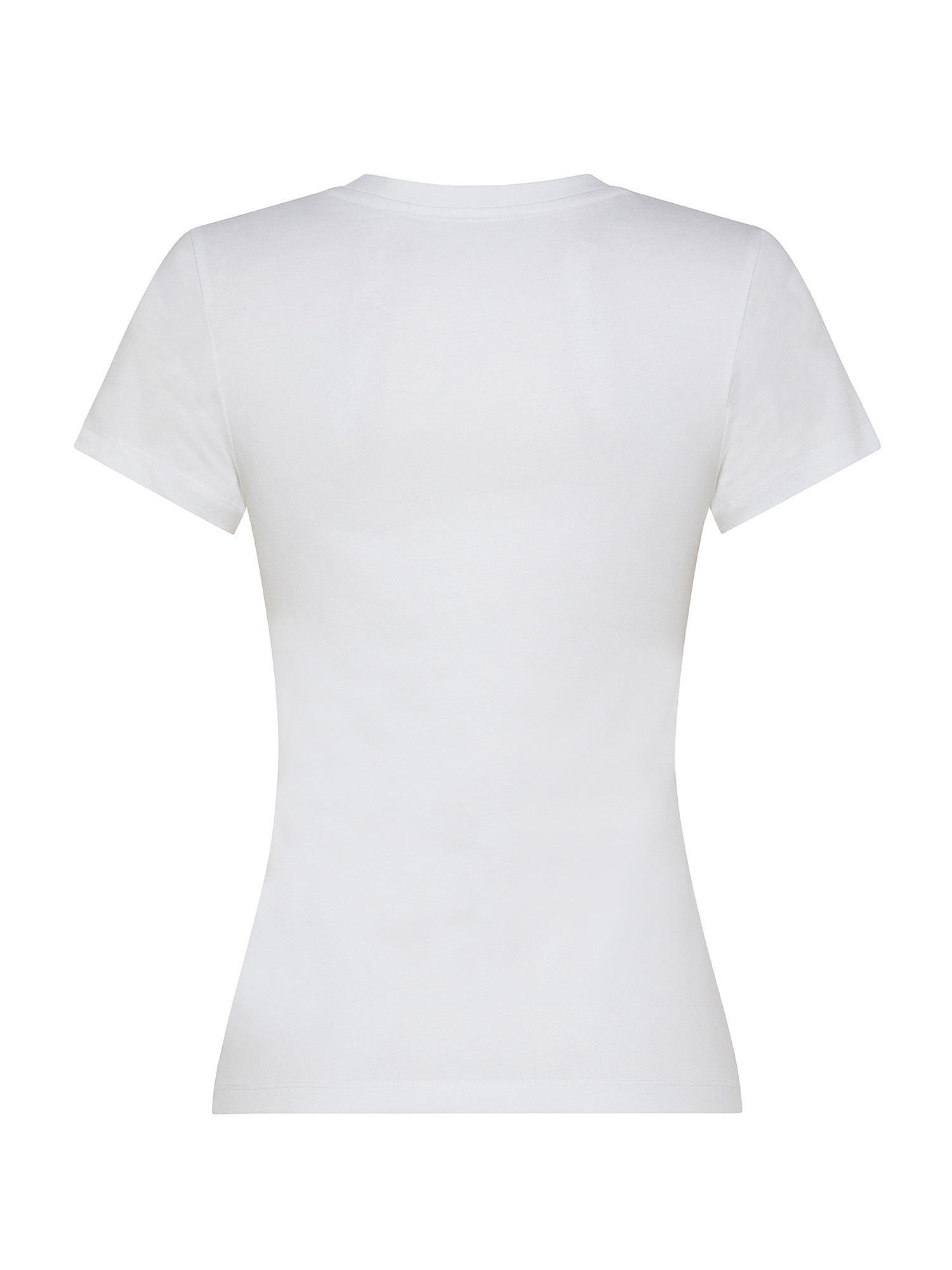 Calvin Klein Jeans - T-Shirt In Cotone Organico Slim, Bianco, large image number 1