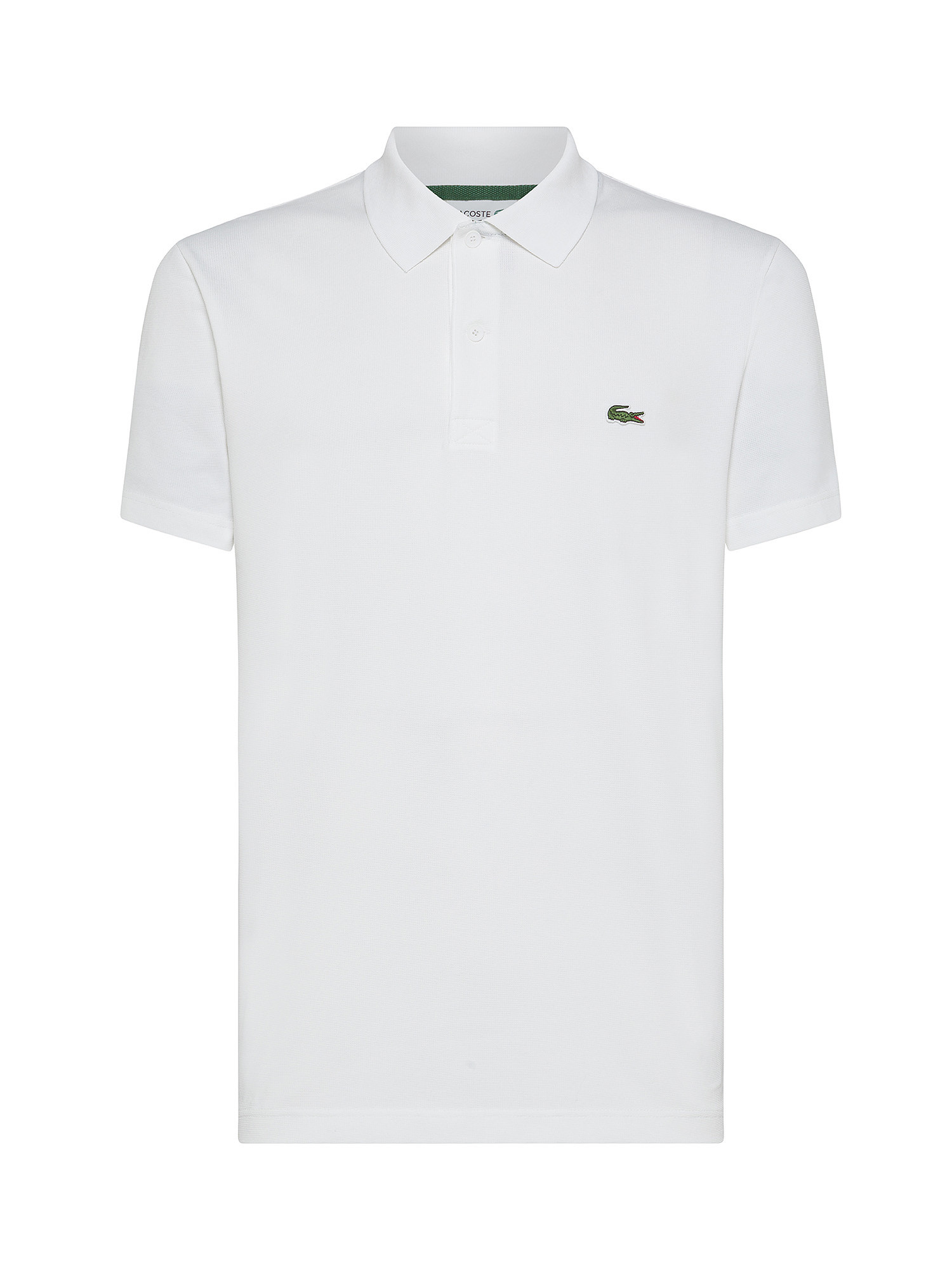 Lacoste - Regular fit stretch polo, White, large image number 0