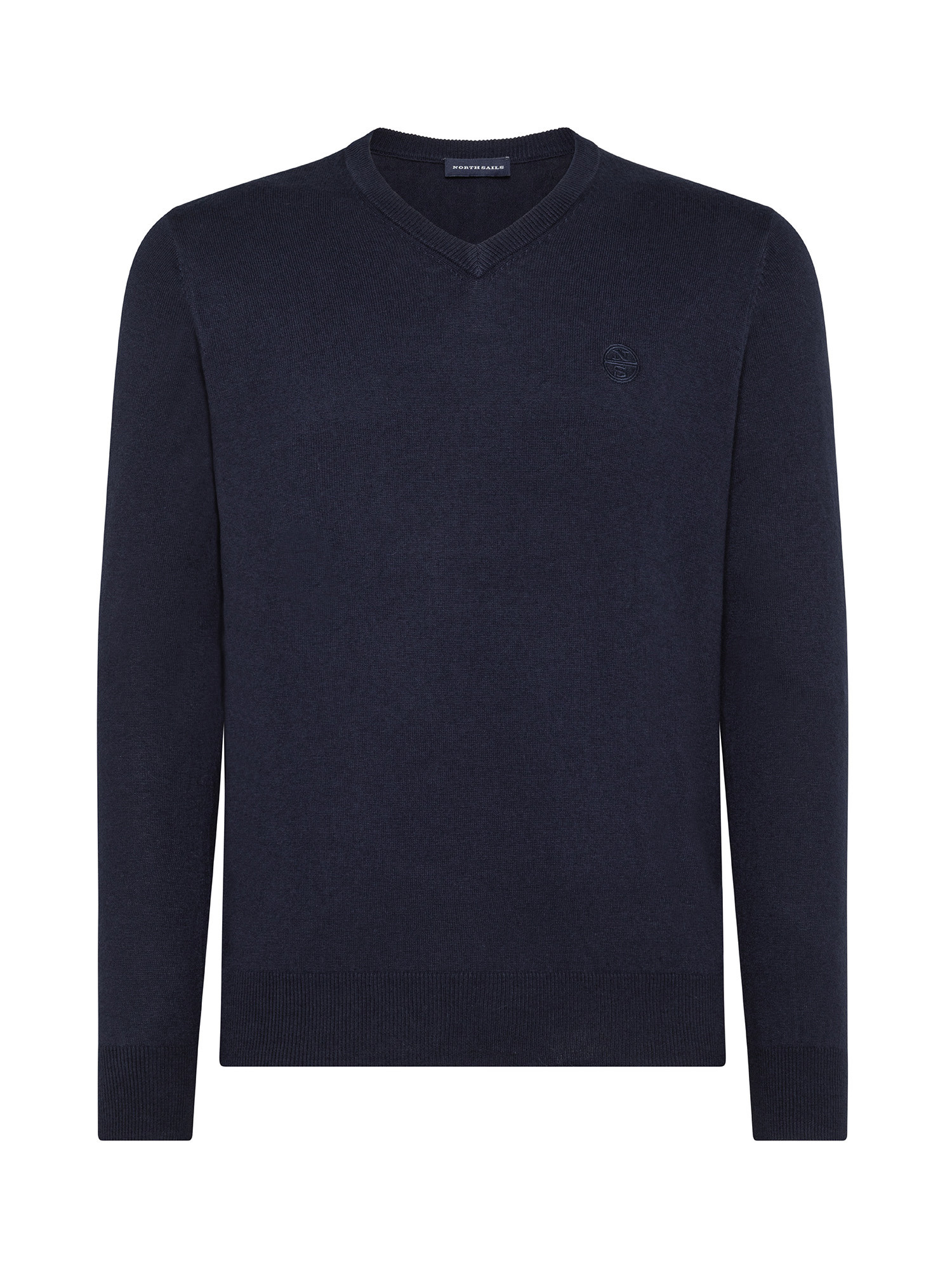Organic cotton sweatshirt, Blue, large image number 0