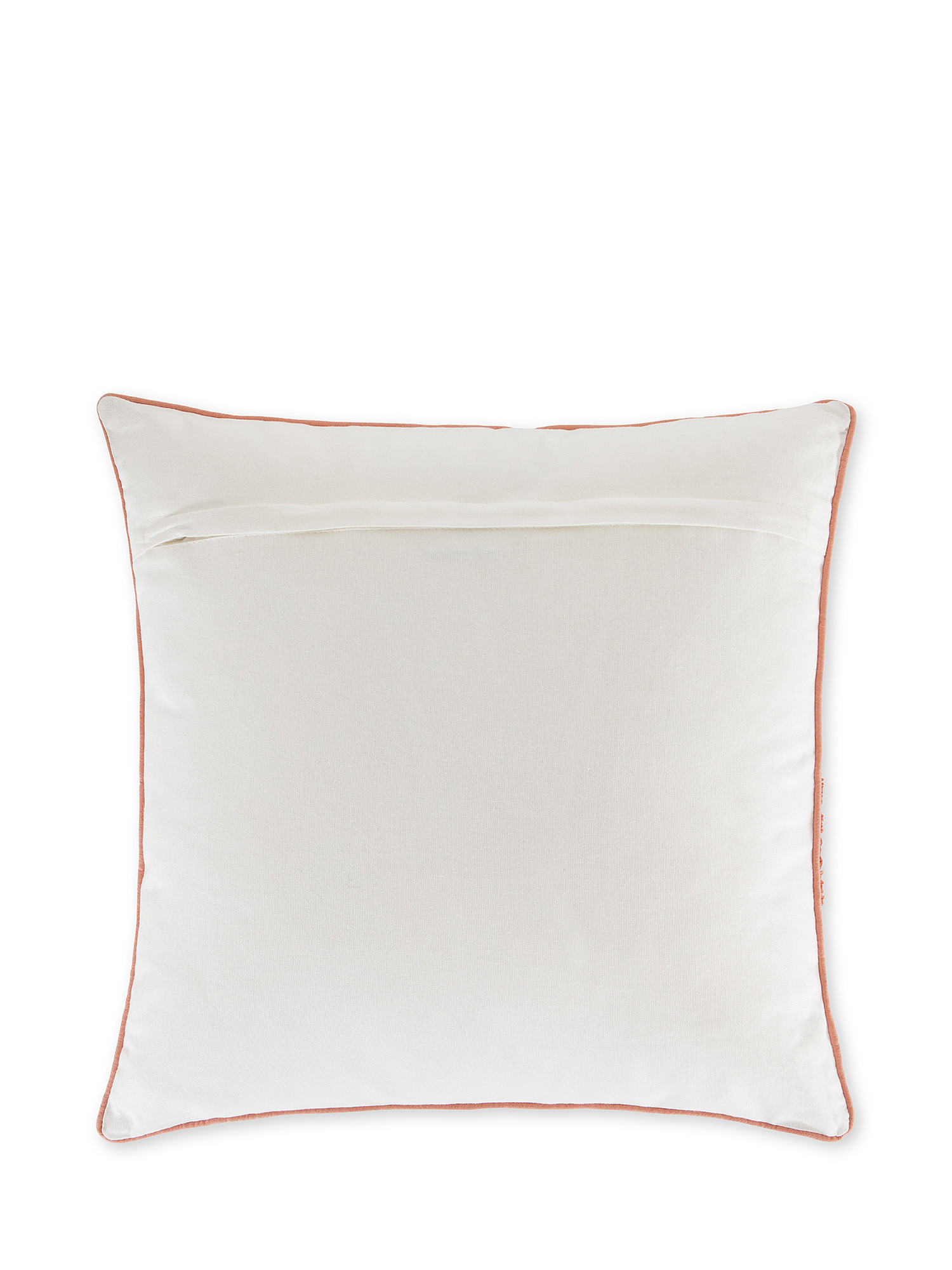 Horse embroidery cushion 45x45cm, White, large image number 1