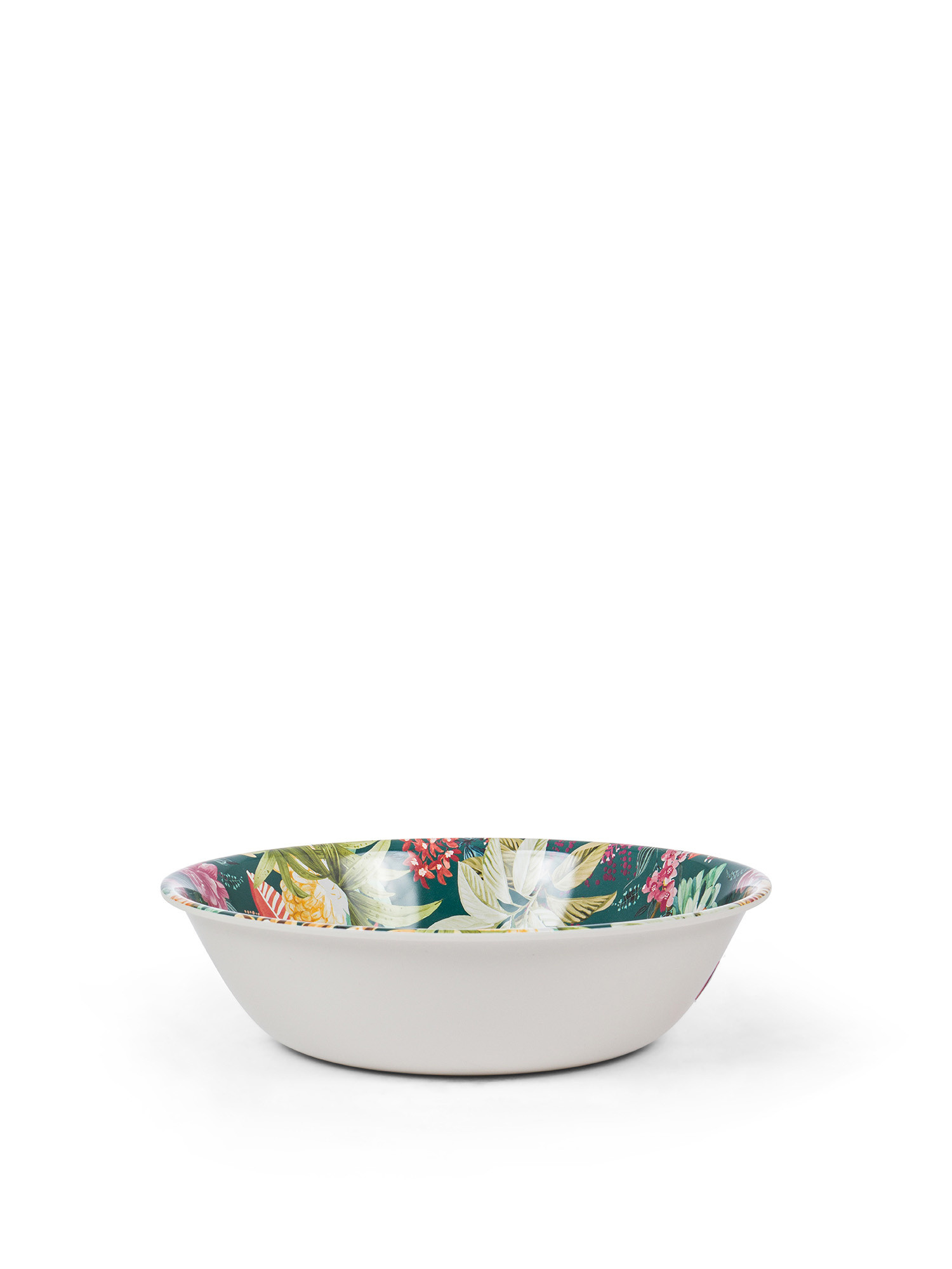 Melamine flower salad bowl, Multicolor, large image number 0