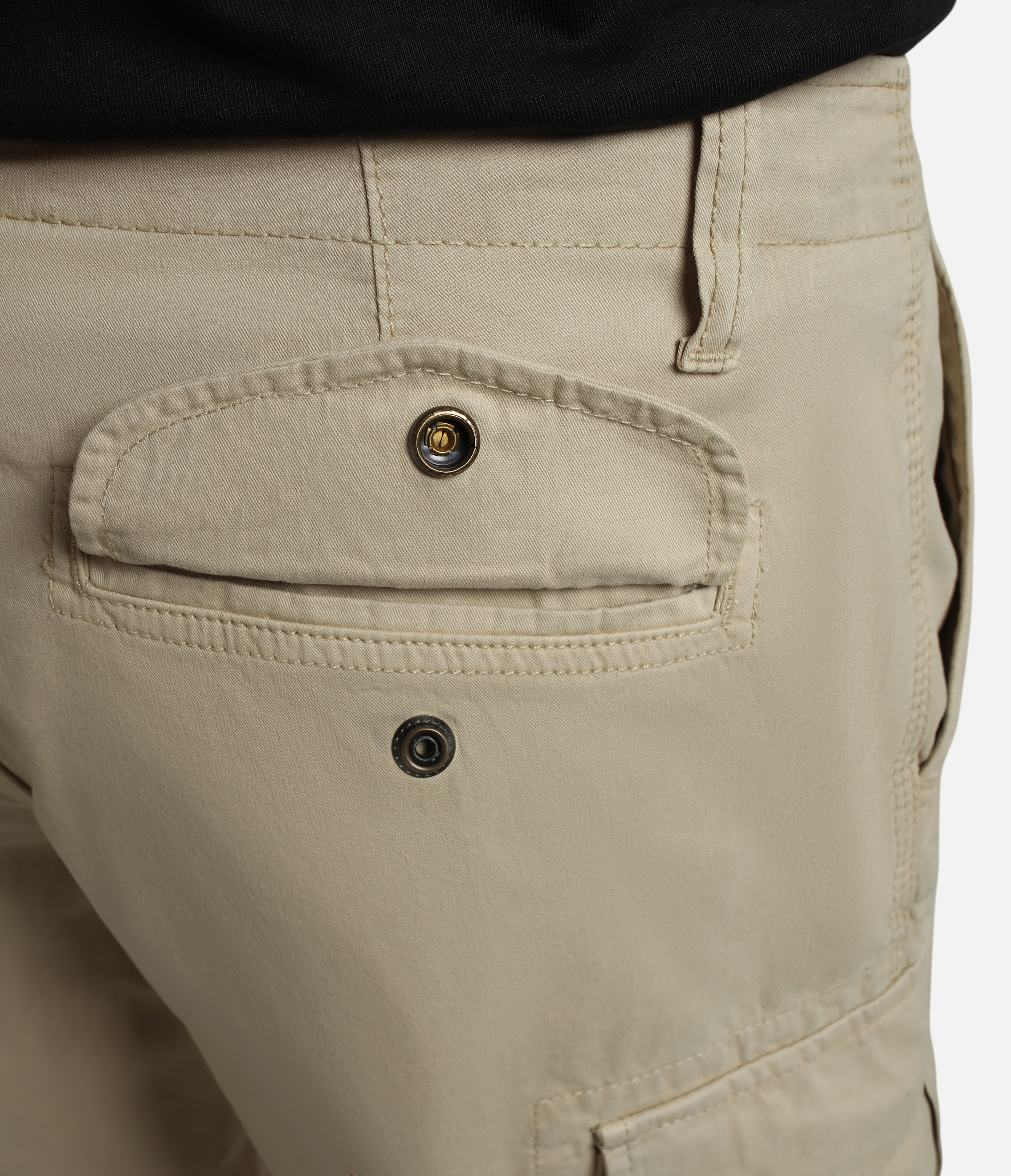 Pantaloni Bermuda Nus, Beige, large image number 5