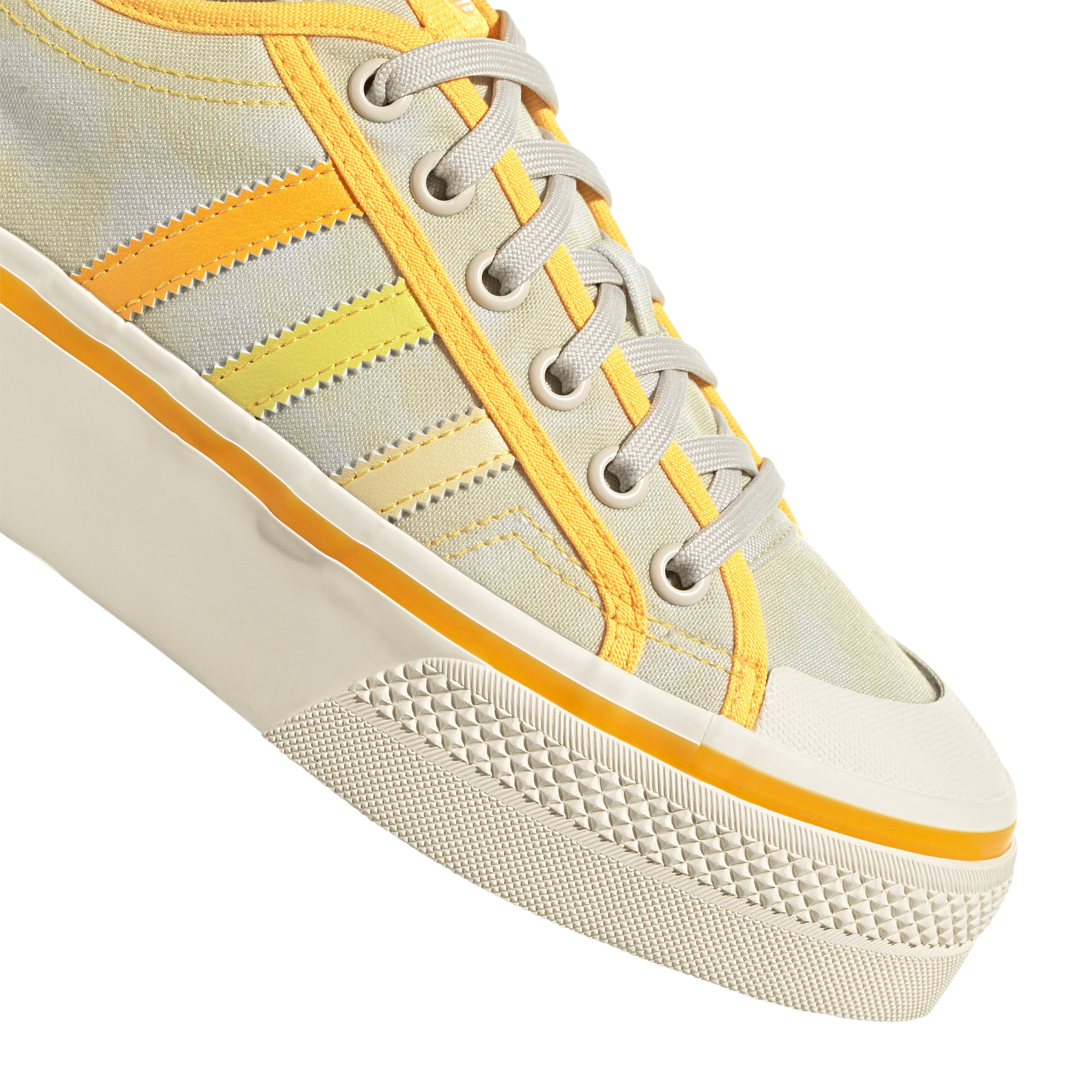 Adidas - Nizza Platform Shoes, Yellow, large image number 7