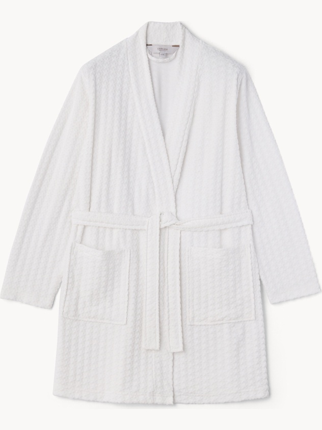 Accappatoio a kimono in misto cotone