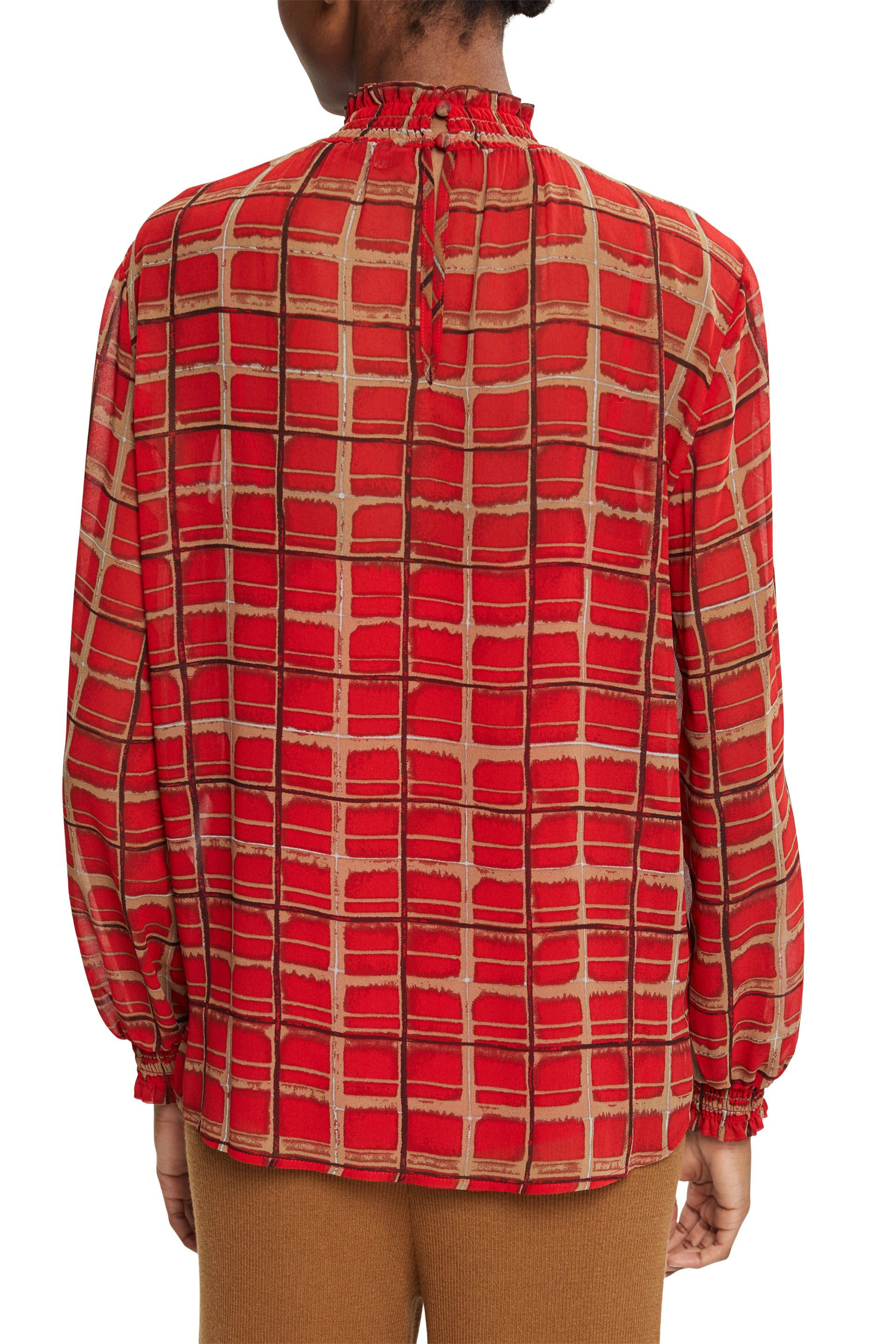 Blouses woven long sleeve, Red, large image number 2