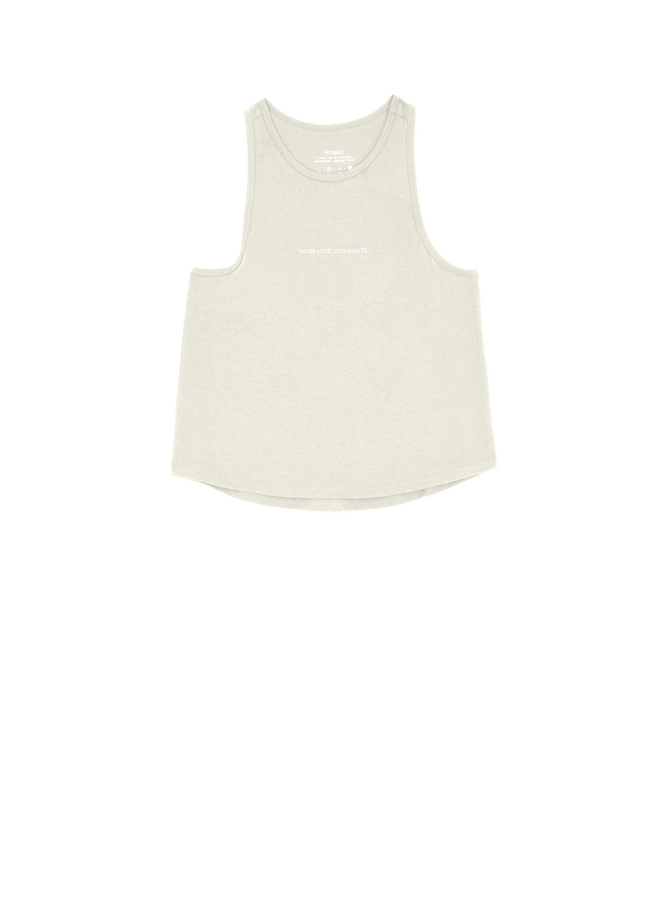 Tank top with lettering print, Ice White, large image number 0