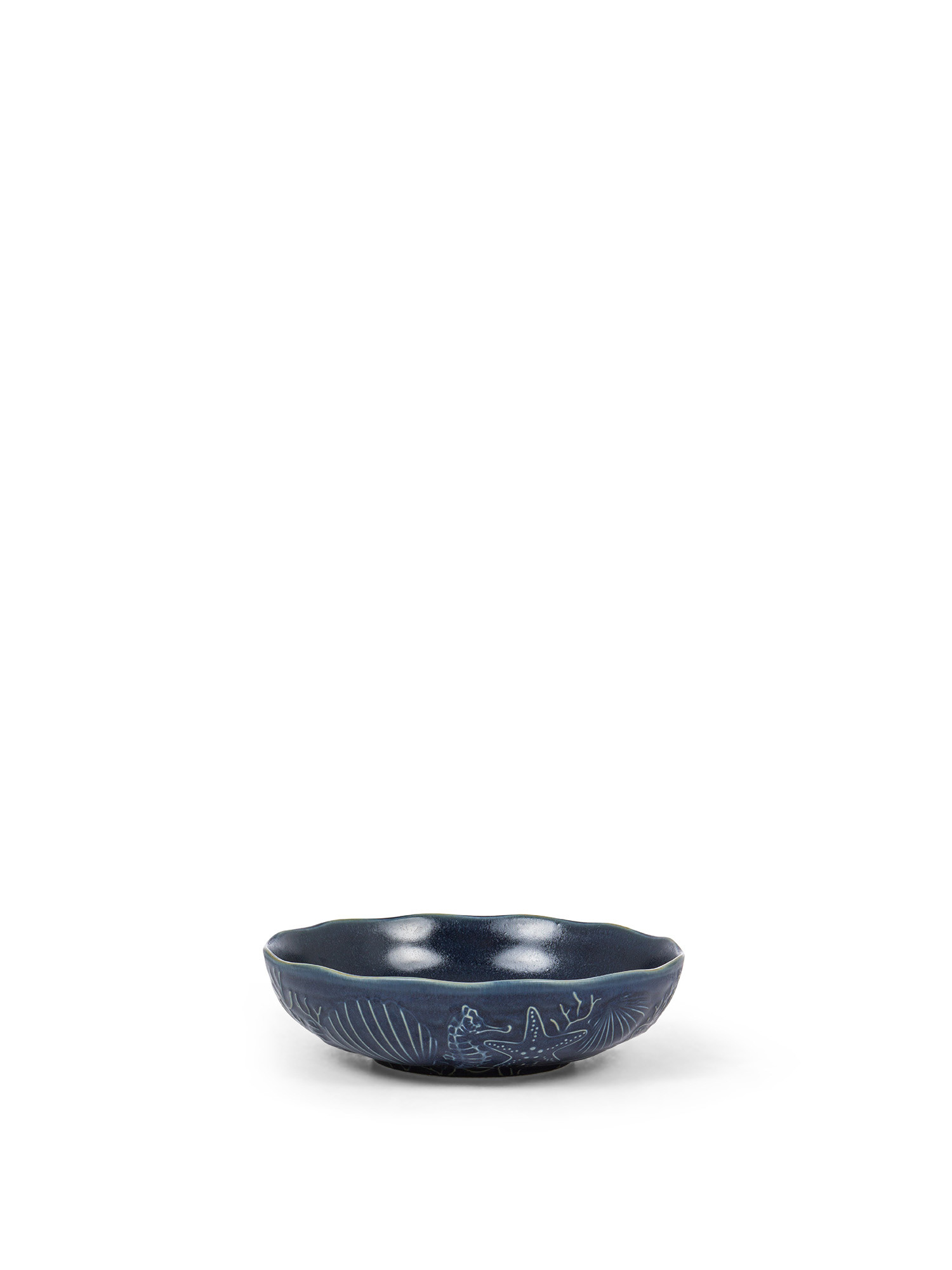 Blue porcelain soup plate, Dark Blue, large image number 0