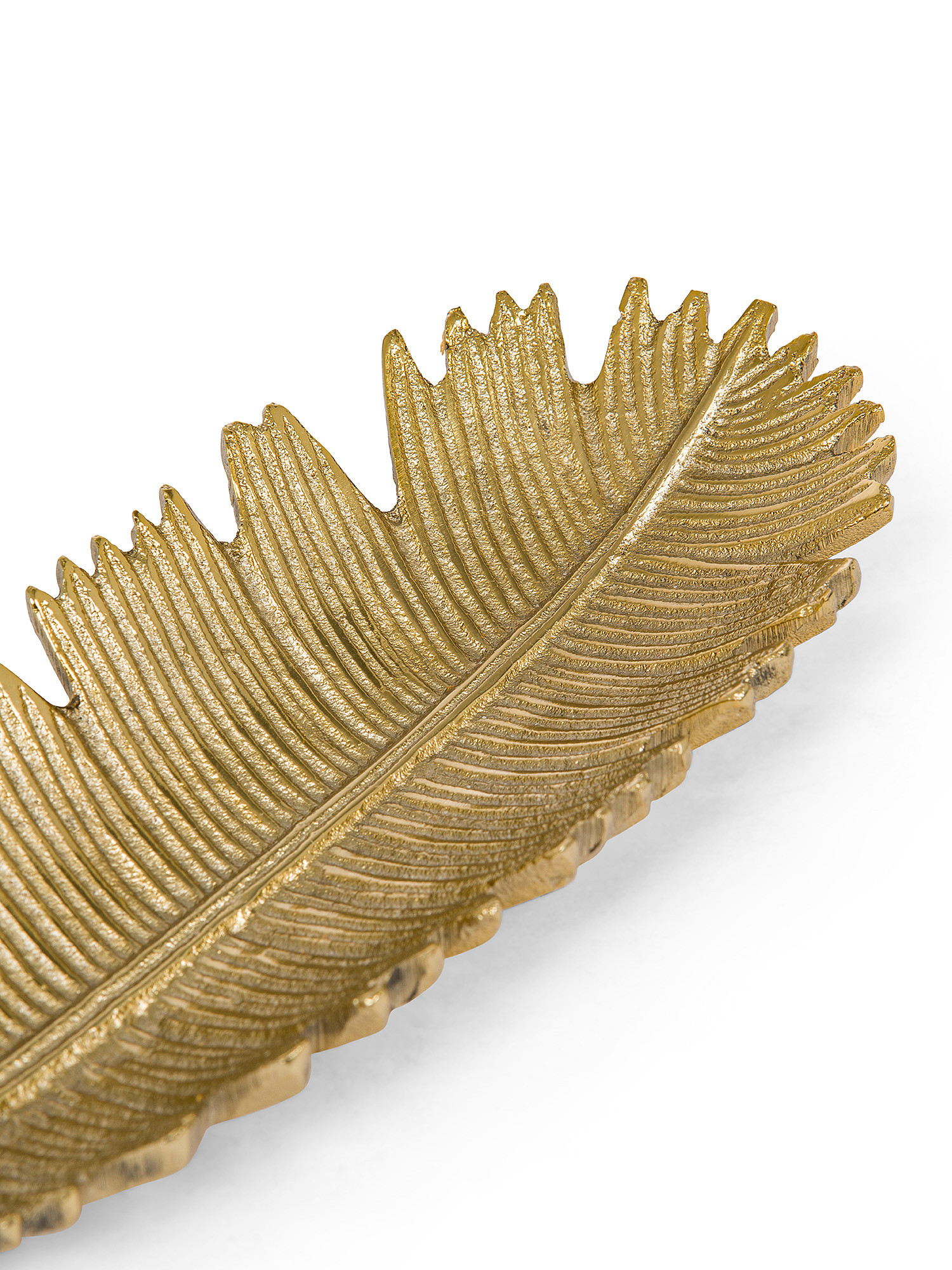 Feather-shaped aluminum pocket emptier, Golden Yellow, large image number 1