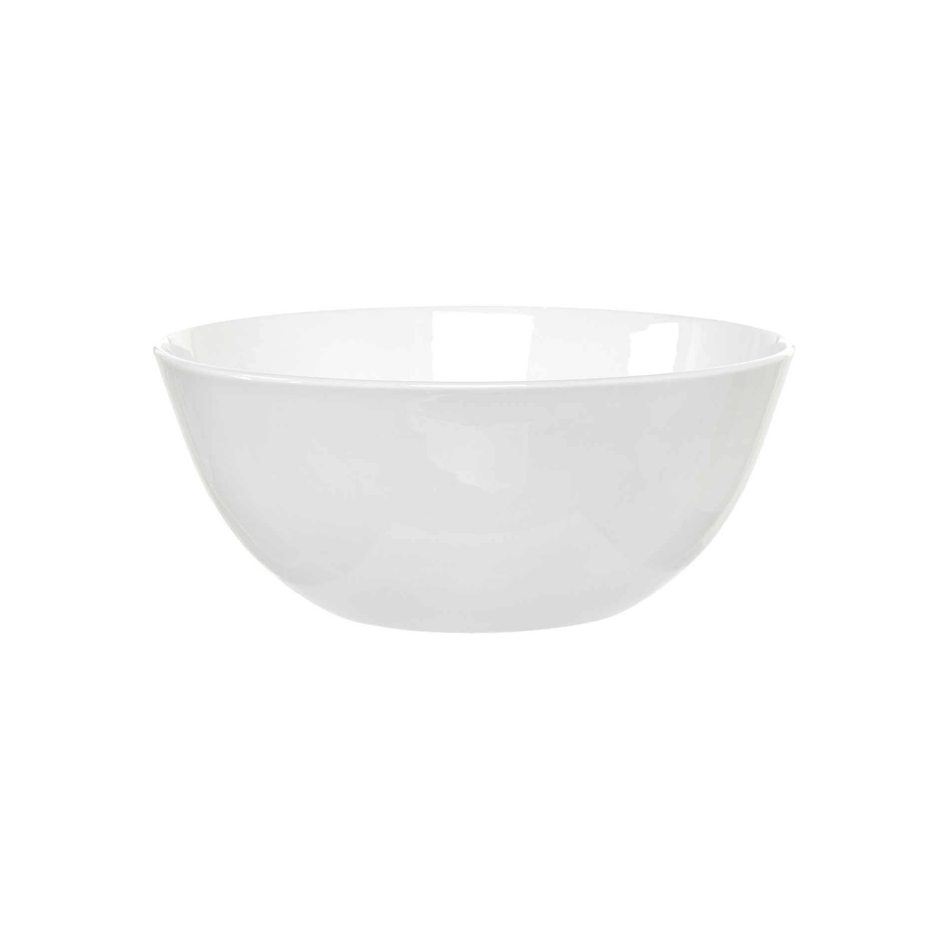 Anna porcelain salad bowl, White, large image number 0
