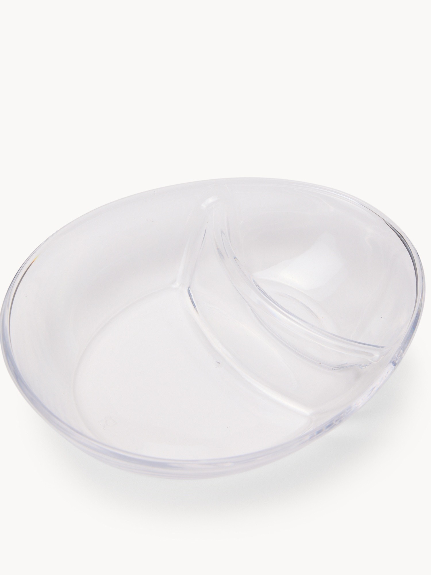 Clear Plastic Appetizer Dish - Introductory Price, Transparent, large image number 1