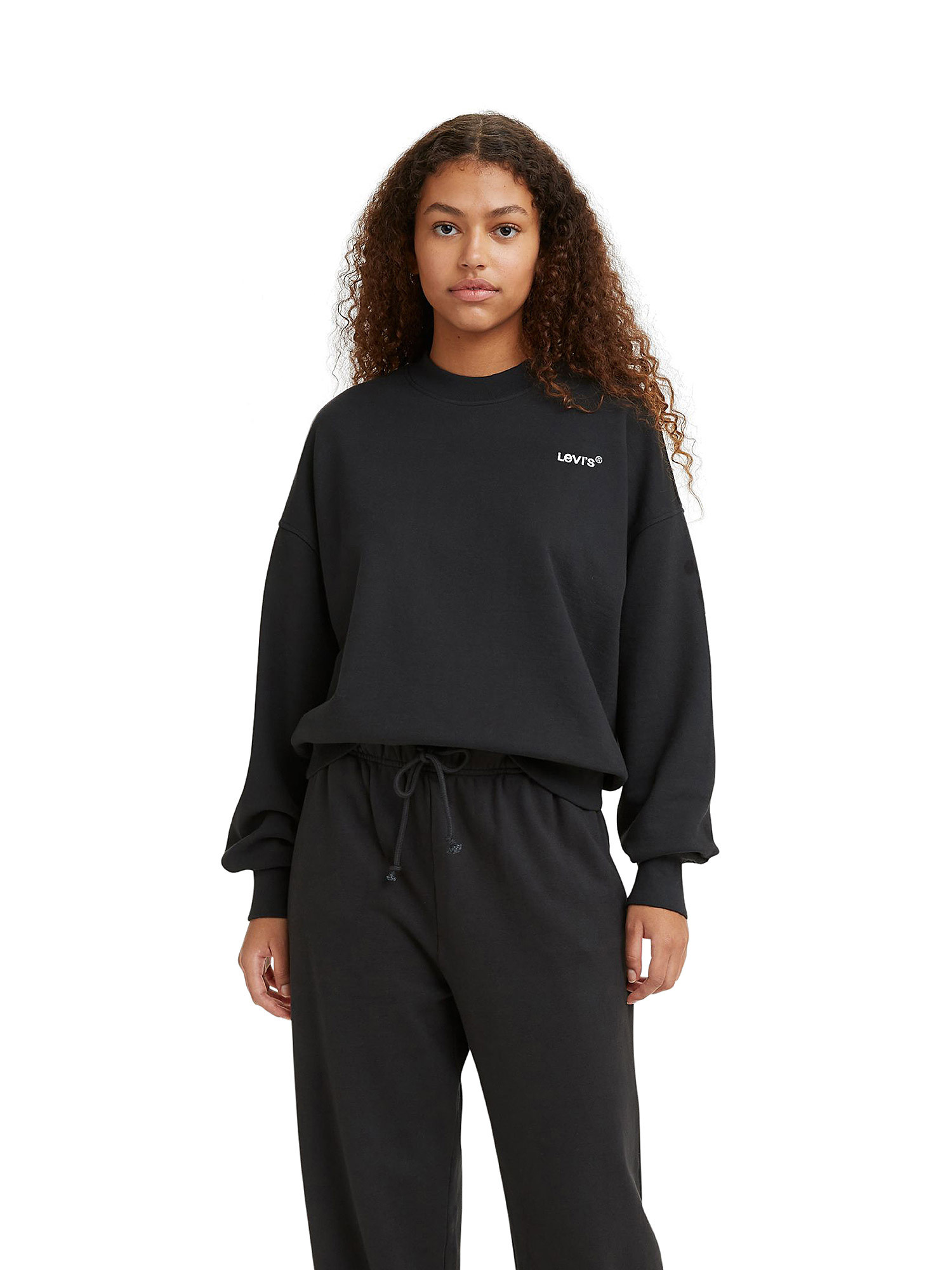 WFH Loungewear sweatshirt, Black, large image number 3