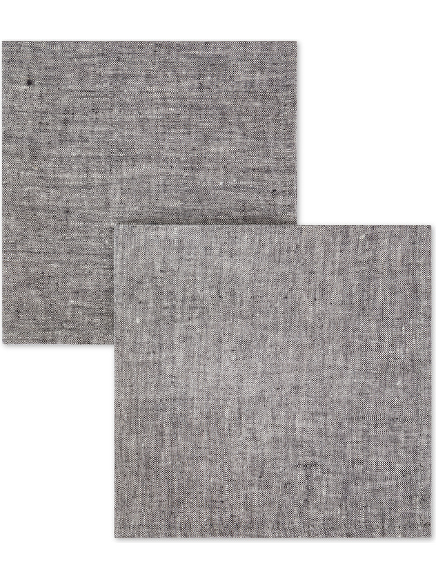 Set of 2 solid color washed linen napkins