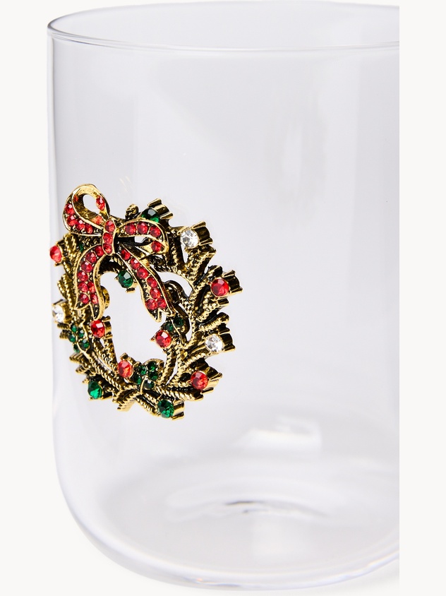 Bicchieri in vetro borosilicato applicazioni natalizie