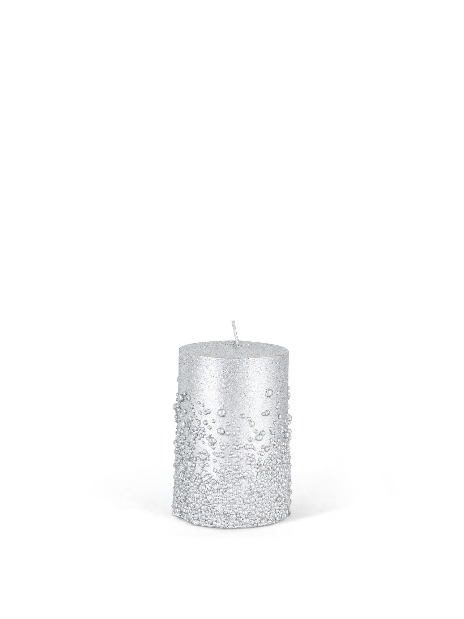 Engraved and decorated candle, Silver Grey, large image number 0
