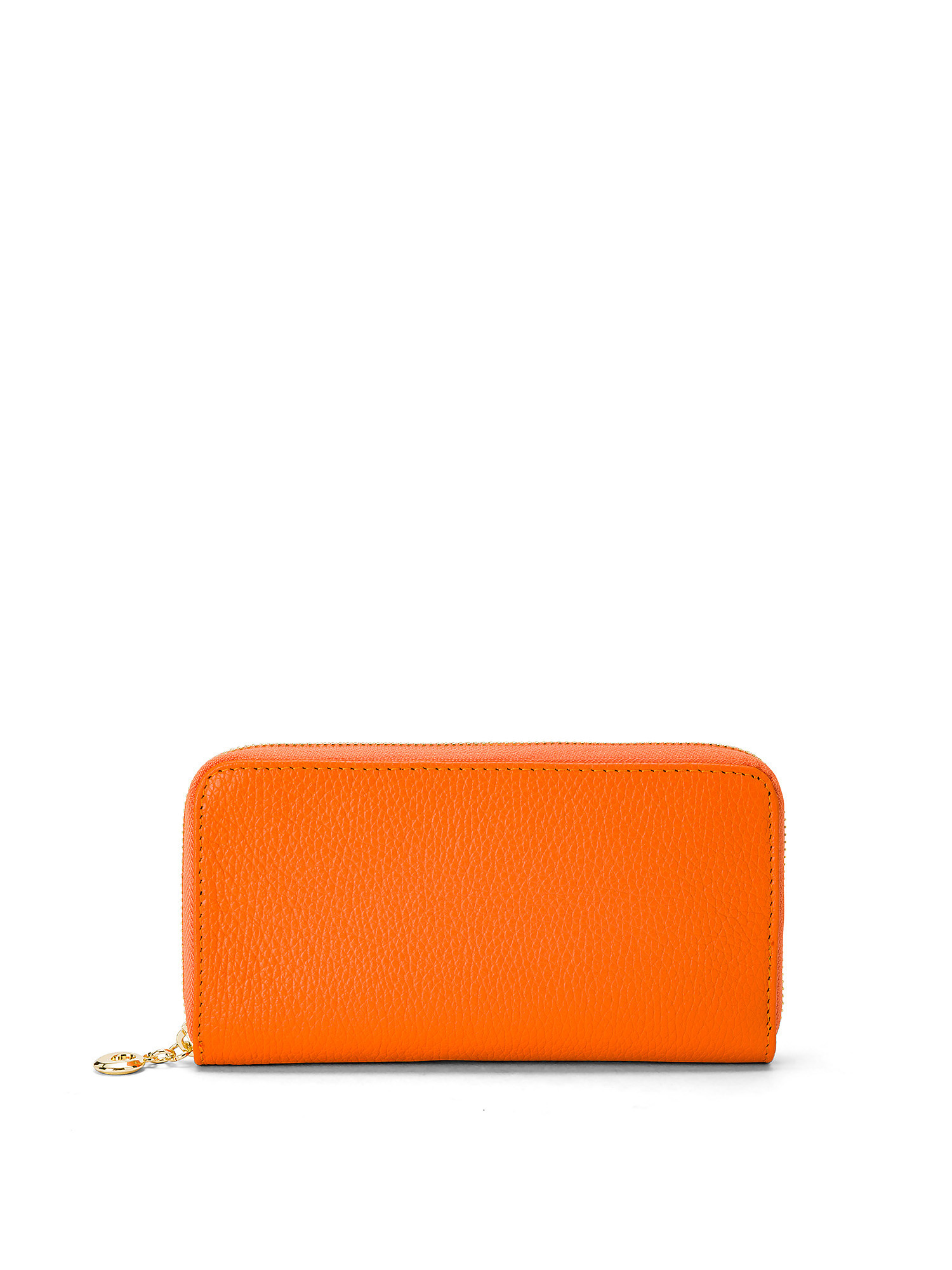 Koan - Genuine leather wallet with zip, Orange, large image number 0