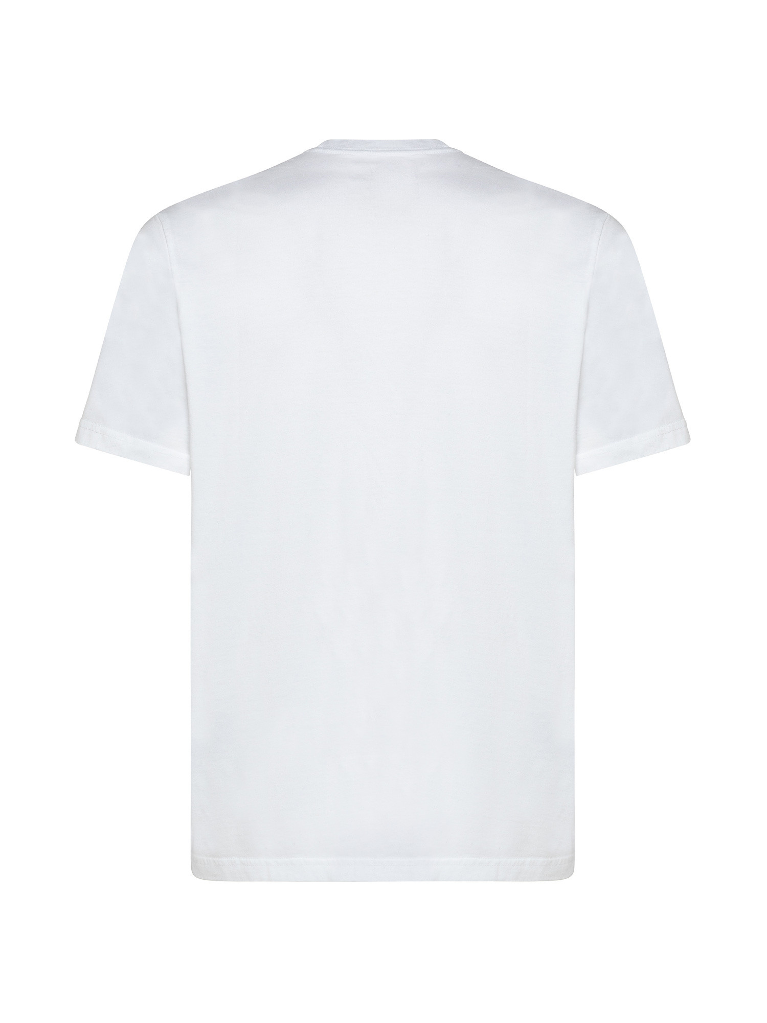 T-shirt Serif relaxed, Bianco, large