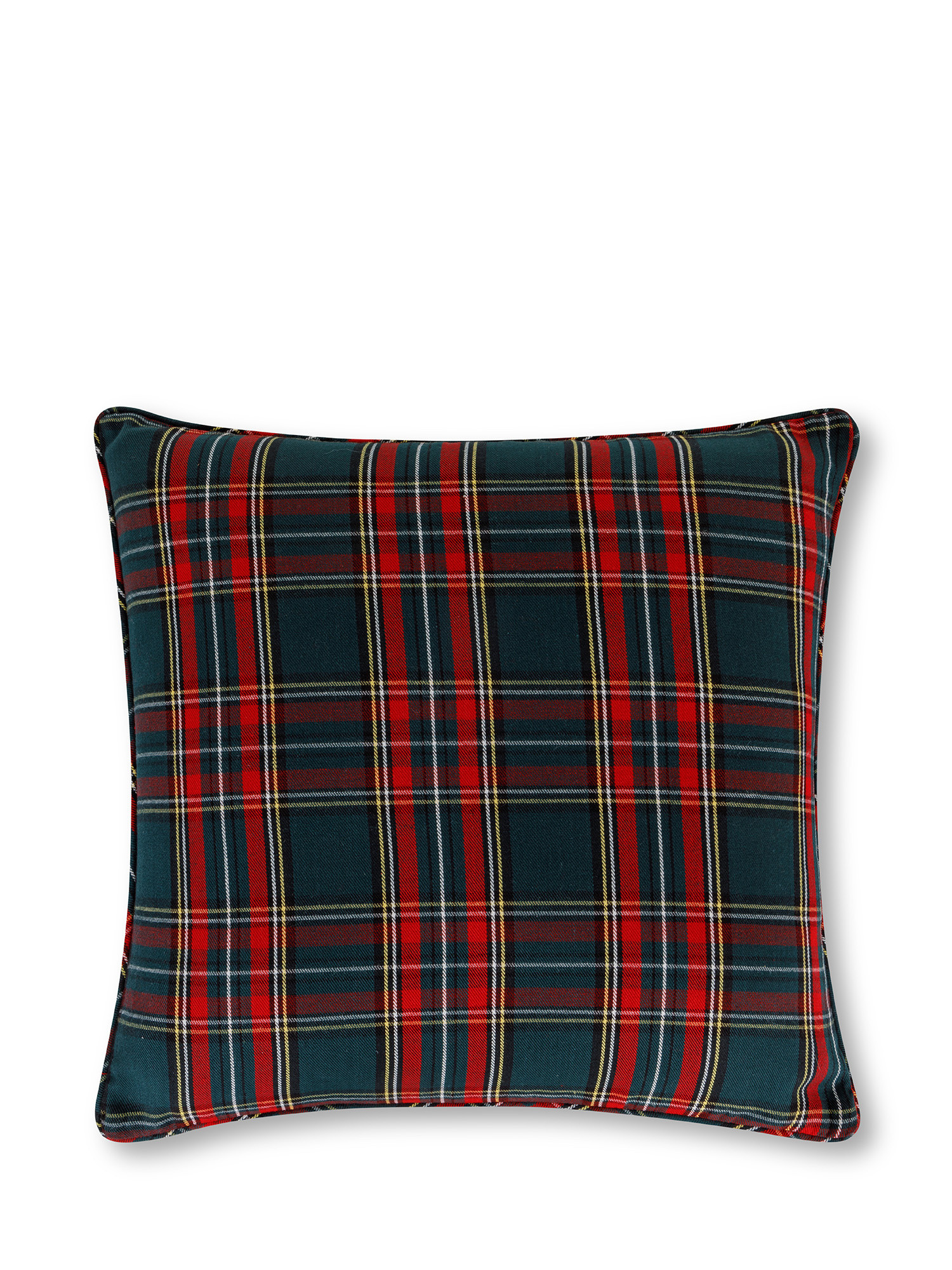 Tartan cushion 45x45 cm, Green, large image number 0
