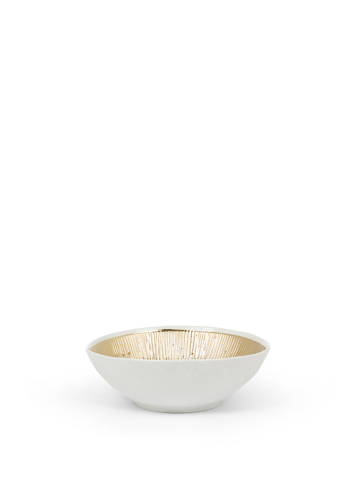 Coppa in stoneware oro, Oro, large image number 0