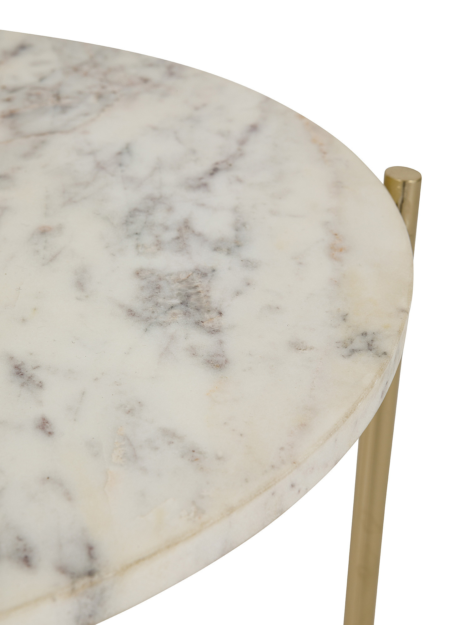 Tavolino in marmo Marble, Bianco, large image number 2