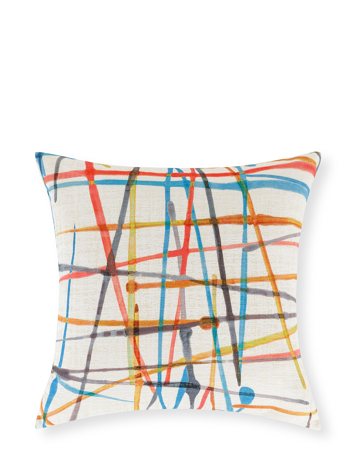 Abstract print cushion 45x45cm, Multicolor, large image number 0