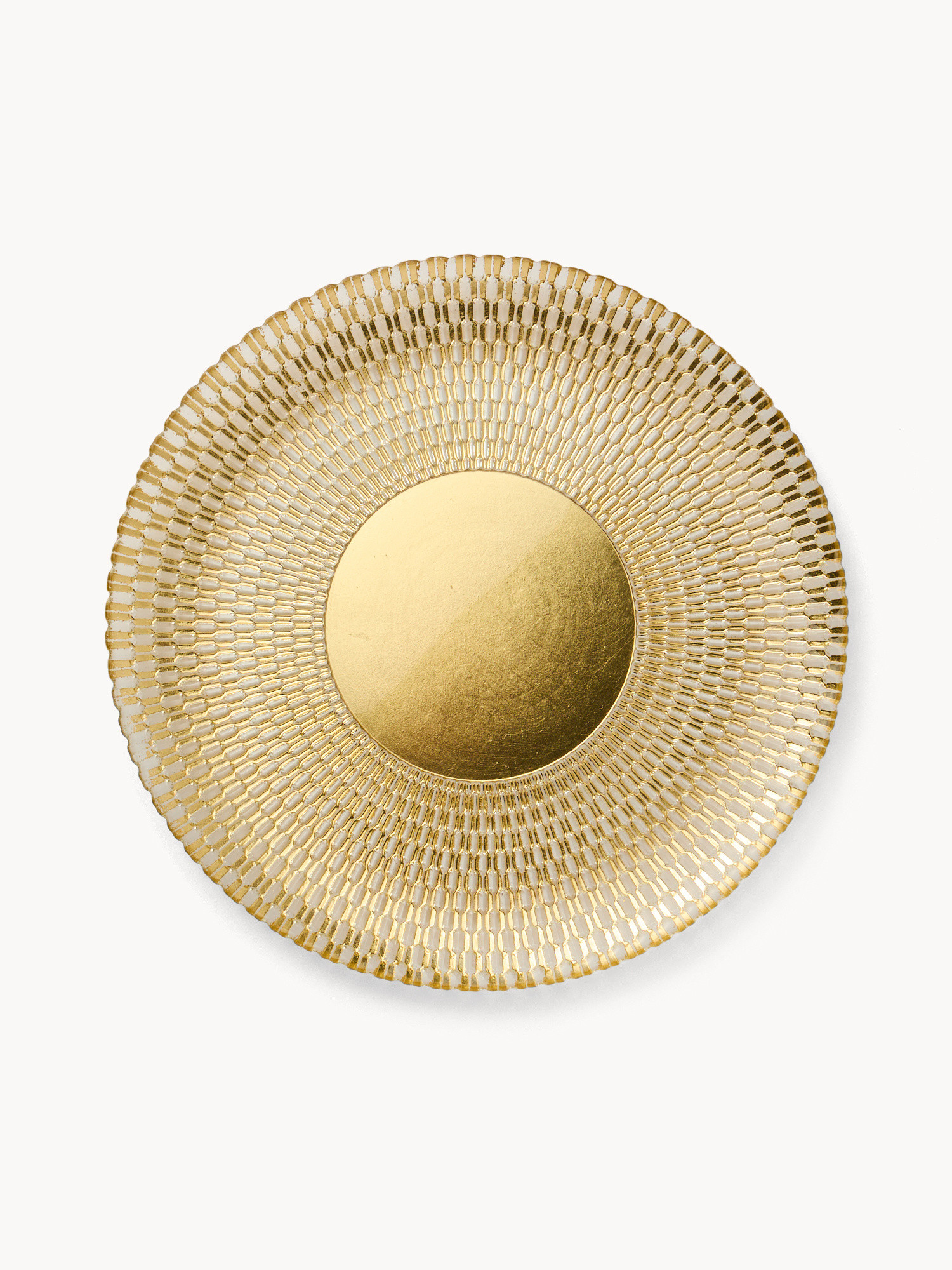 Fabric-glass serving dish, Gold, large image number 0