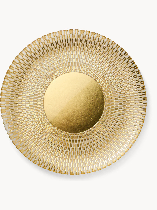 Fabric-glass serving dish
