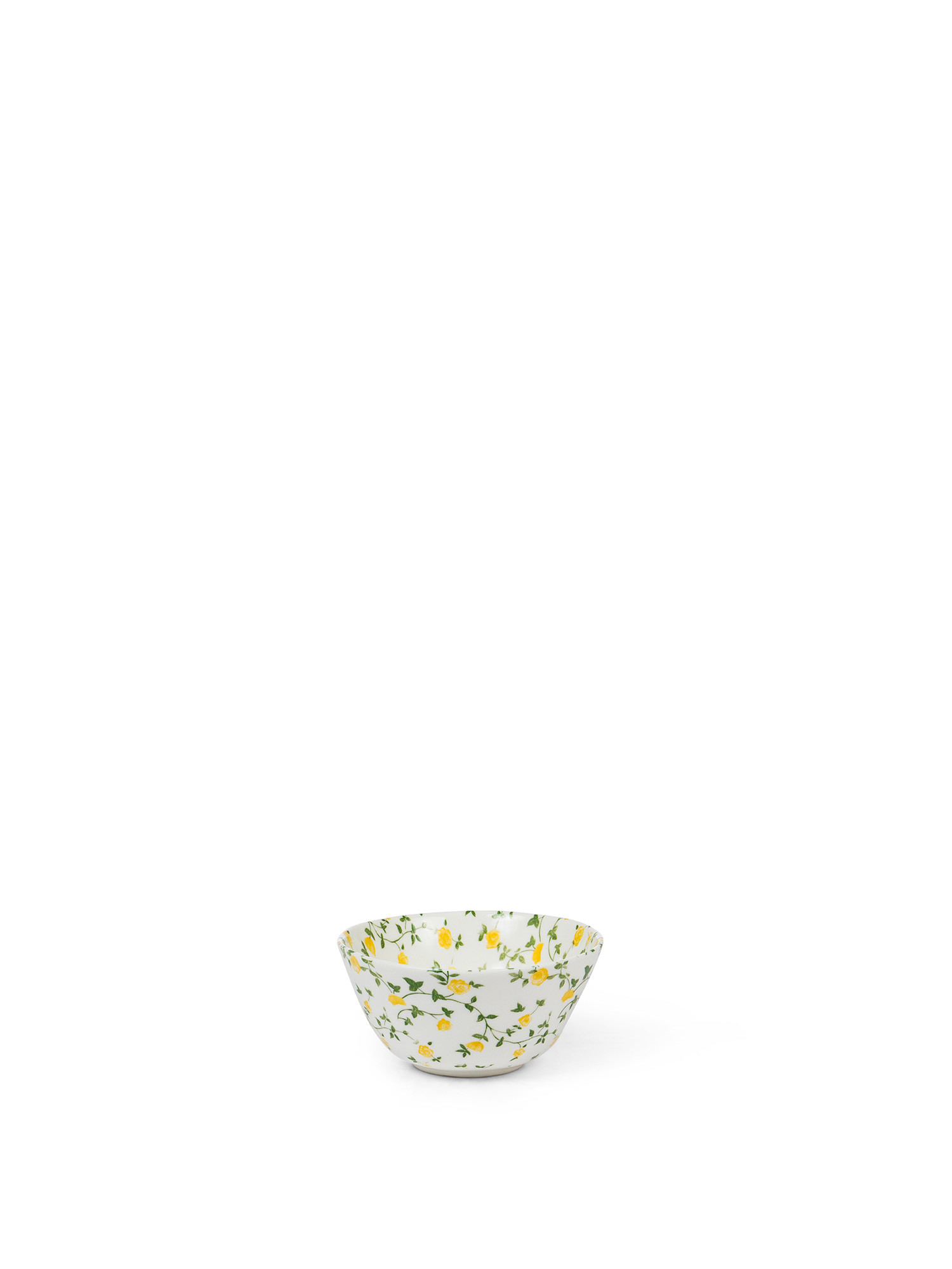 Porcelain bowl with flower motif, White, large image number 0