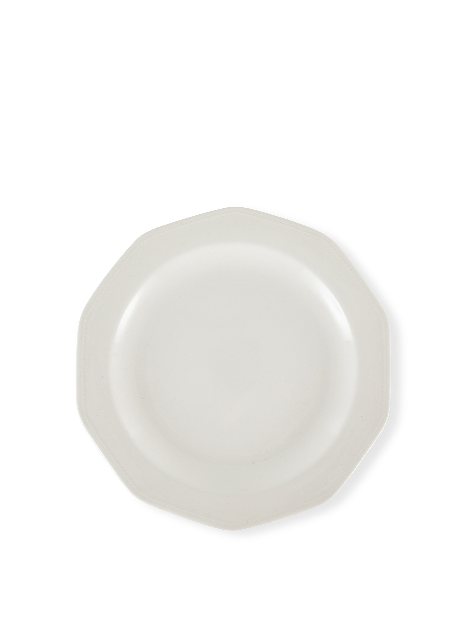 Artic White ceramic serving plate, White, large image number 0