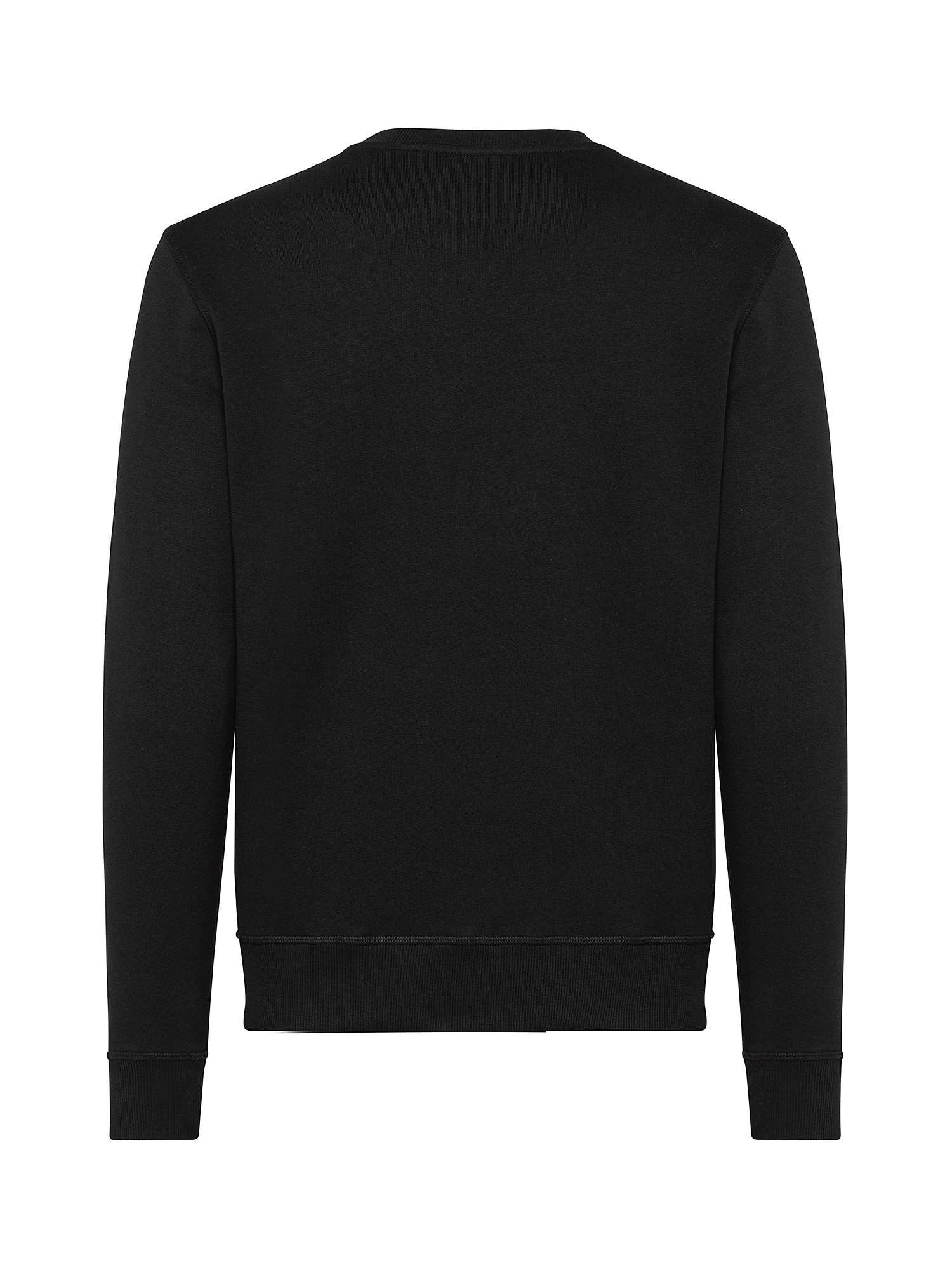Organic cotton sweatshirt, Black, large image number 1