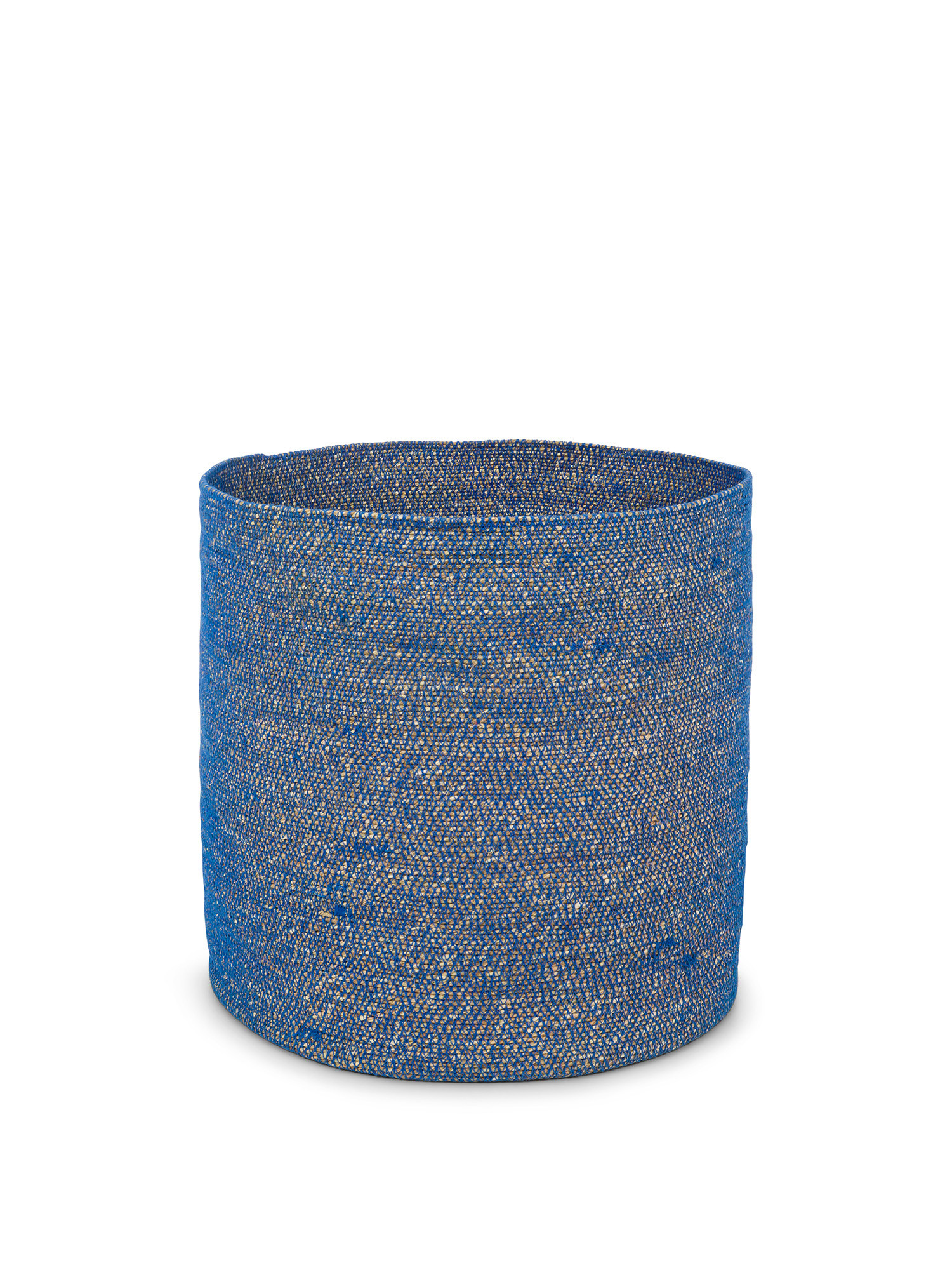 Handmade seagrass basket, Blue, large image number 0