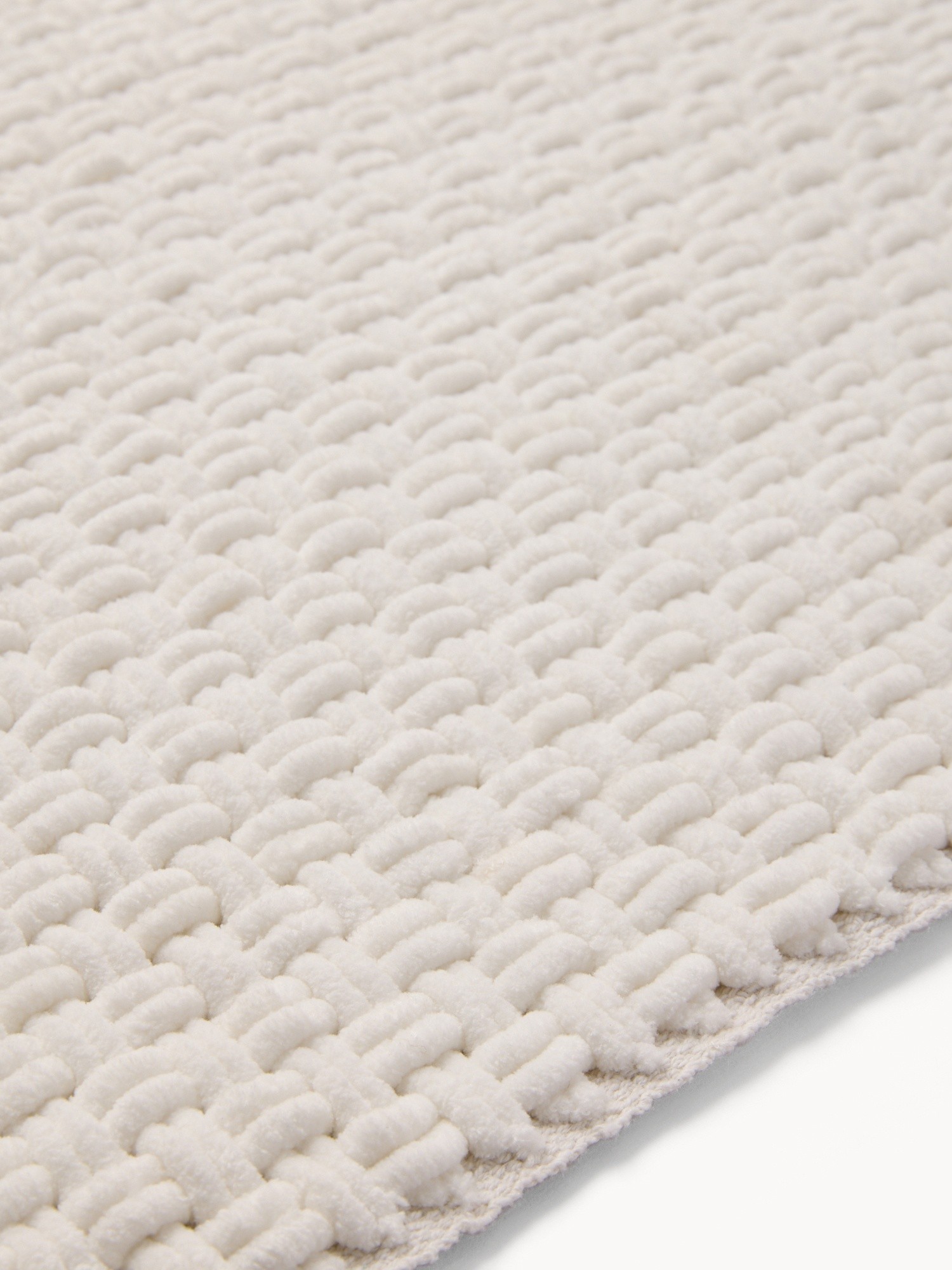 Tappeto bagno in micro cotone, Bianco, large image number 0