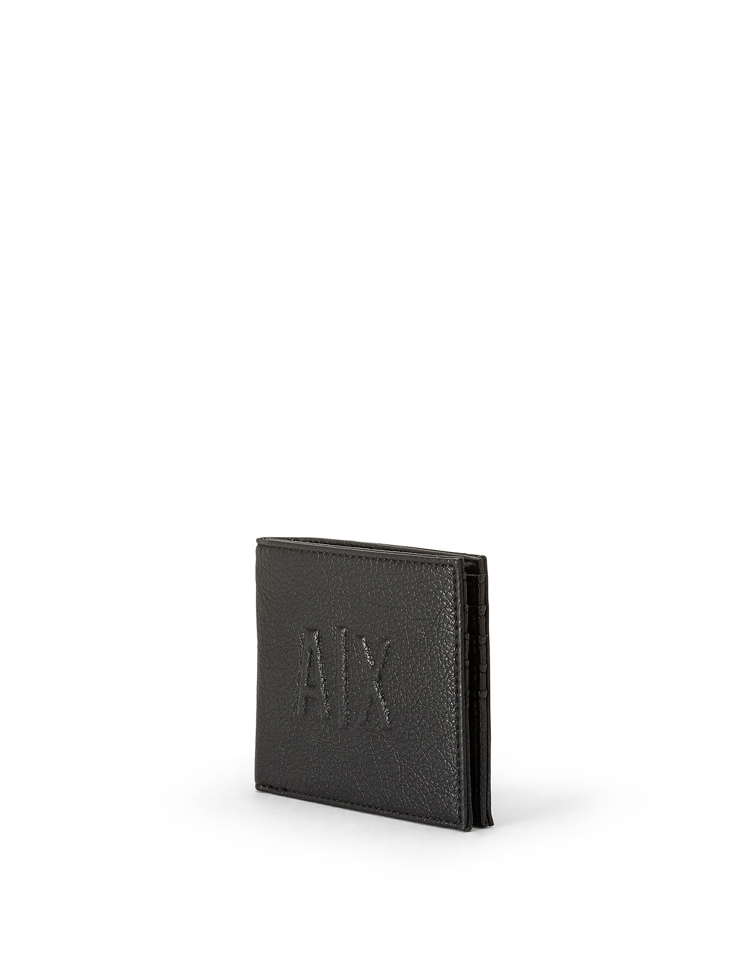 Armani Exchange - Wallet with logo, Black, large image number 1