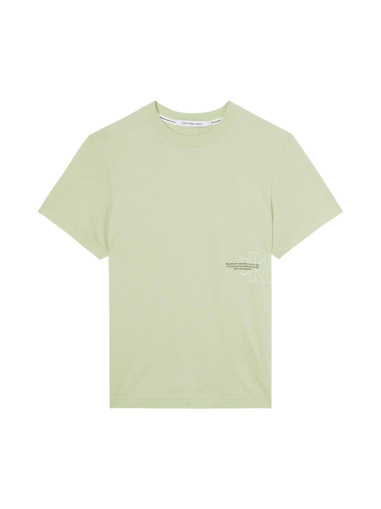 T-shirt con stampa, Verde chiaro, large